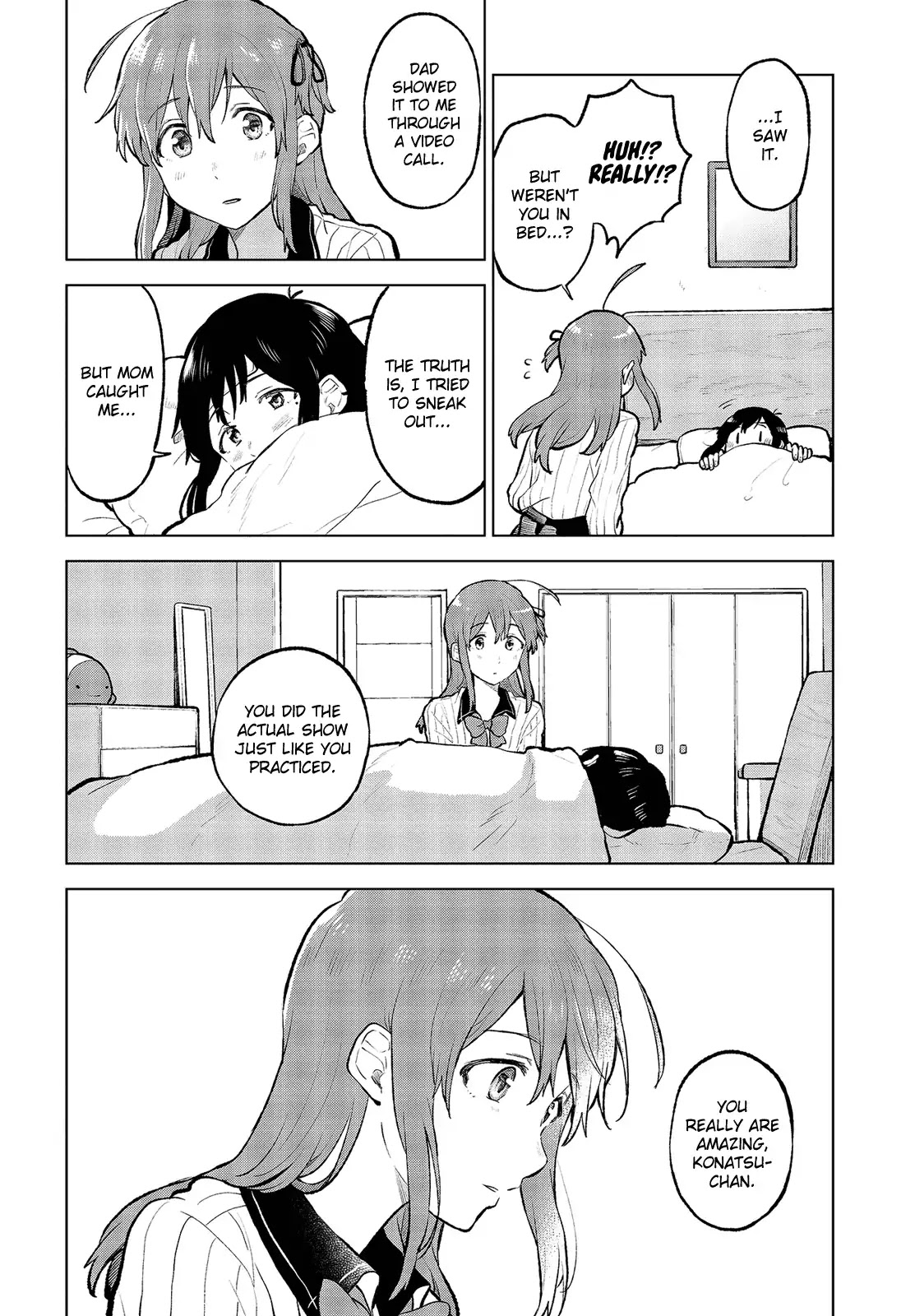Nettaigyo wa Yuki ni Kogareru Chapter 13 page 32 - Chapter 13: Koyuki Honami Won't Sleep.