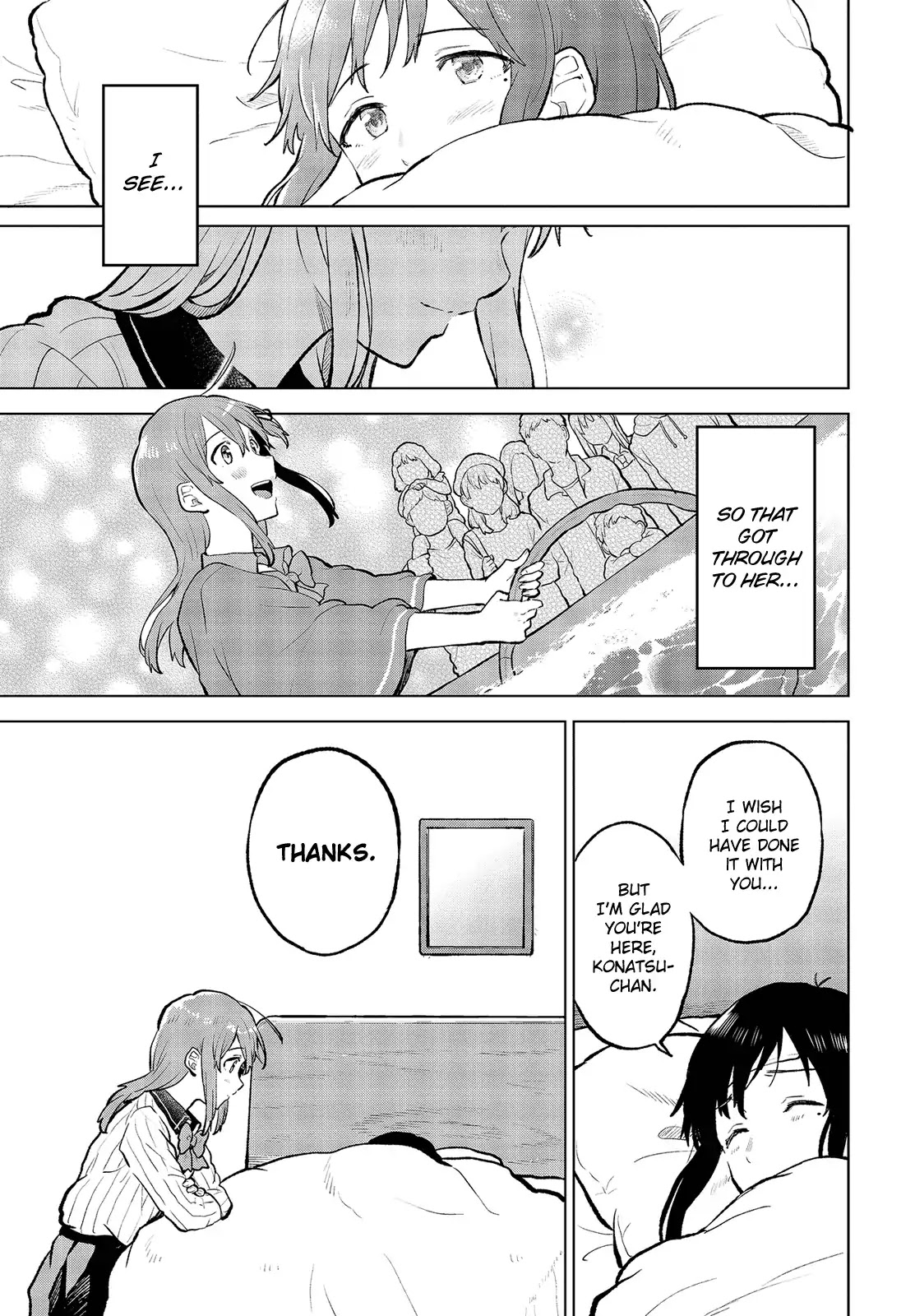 Nettaigyo wa Yuki ni Kogareru Chapter 13 page 33 - Chapter 13: Koyuki Honami Won't Sleep.
