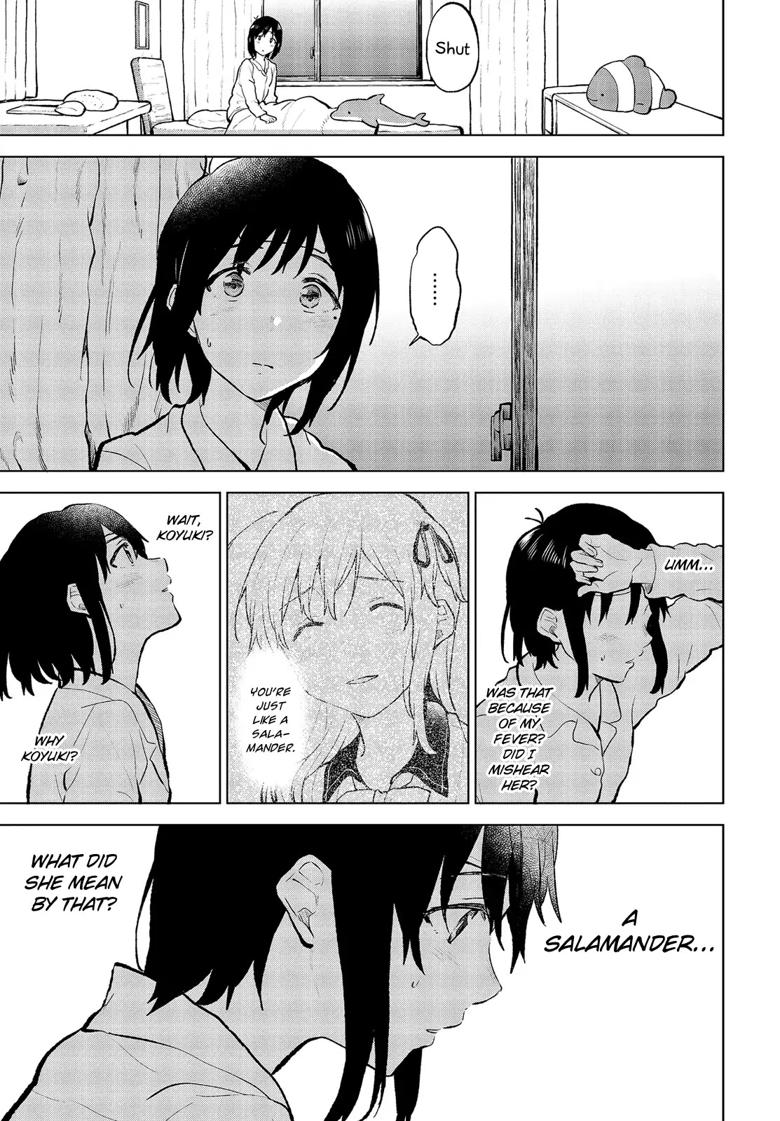 Nettaigyo wa Yuki ni Kogareru Chapter 13 page 37 - Chapter 13: Koyuki Honami Won't Sleep.