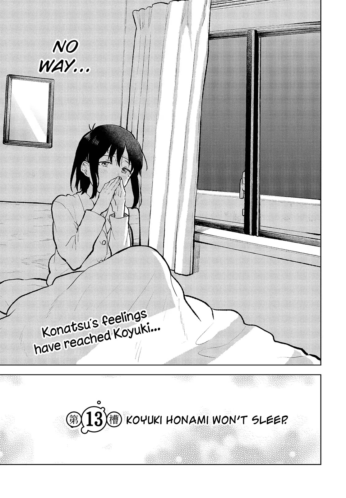 Nettaigyo wa Yuki ni Kogareru Chapter 13 page 40 - Chapter 13: Koyuki Honami Won't Sleep.
