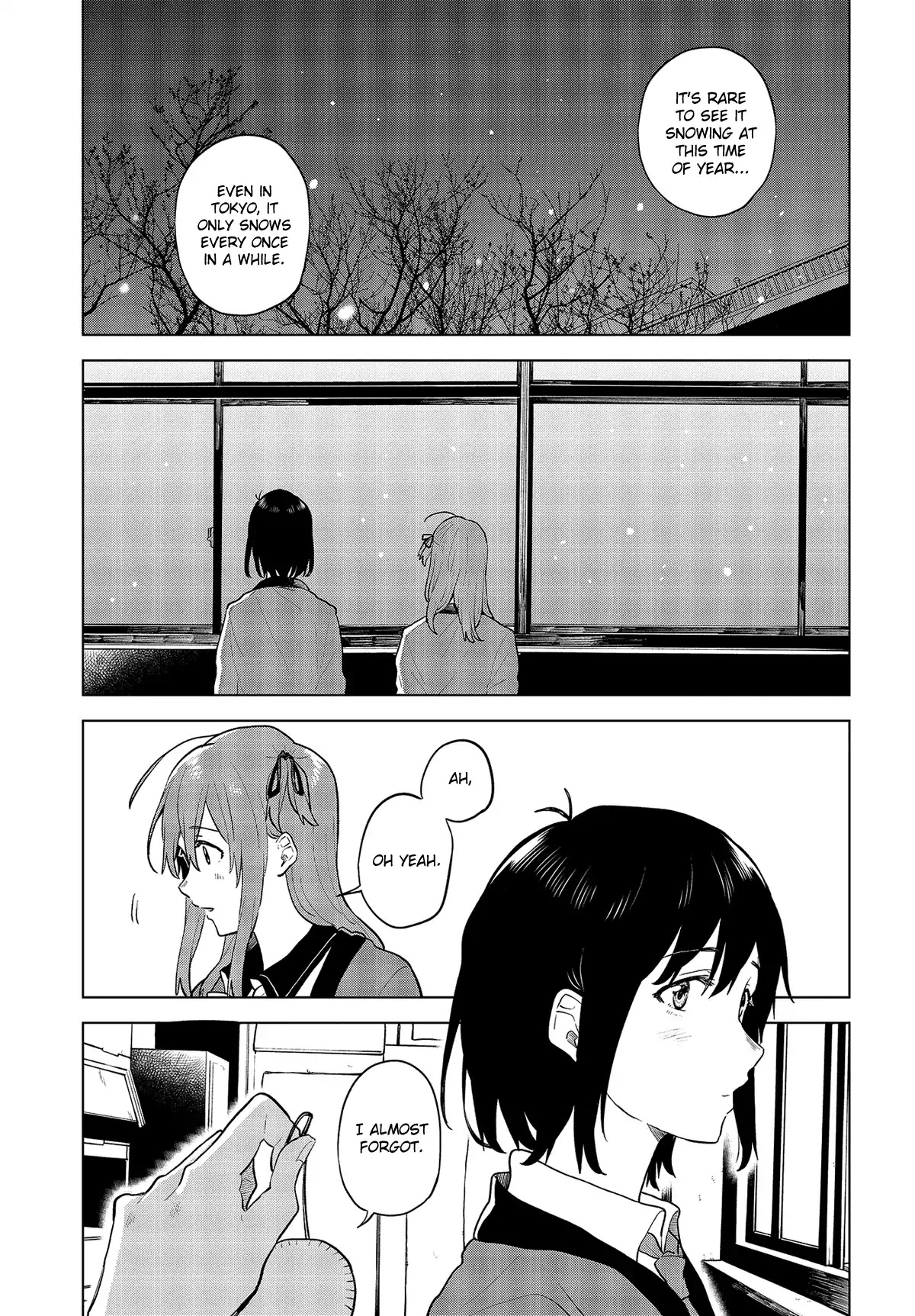 Nettaigyo wa Yuki ni Kogareru Chapter 17 page 14 - Chapter 17: Koyuki Honami Isn't Cold.