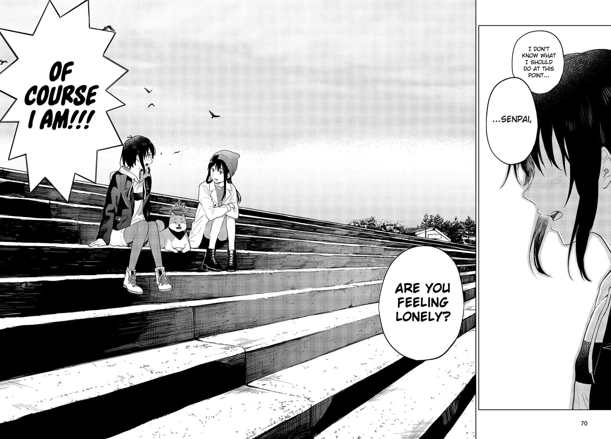 Nettaigyo wa Yuki ni Kogareru Chapter 19 page 33 - Chapter 19: Koyuki Honami Can't Move Forward.