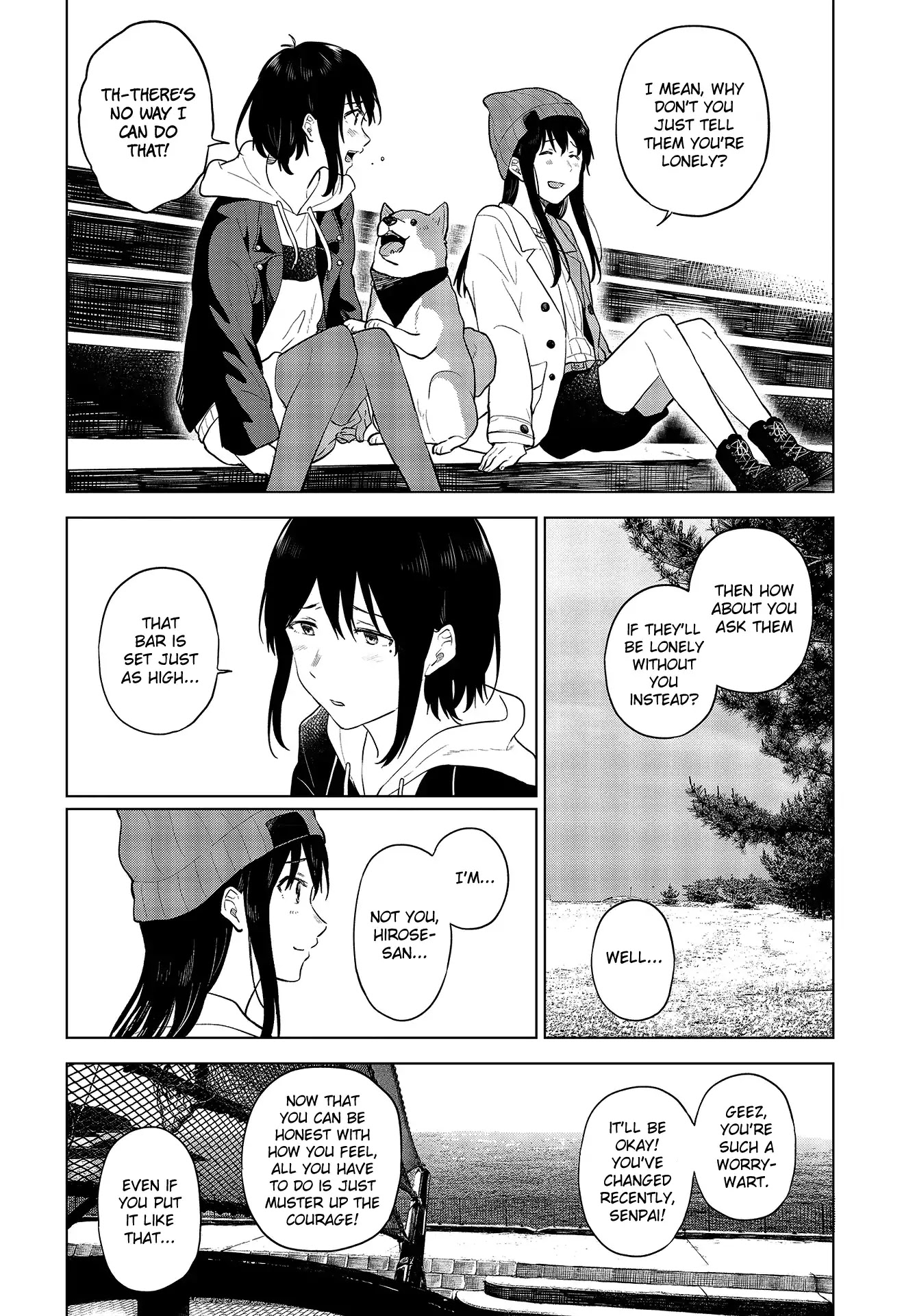Nettaigyo wa Yuki ni Kogareru Chapter 19 page 36 - Chapter 19: Koyuki Honami Can't Move Forward.