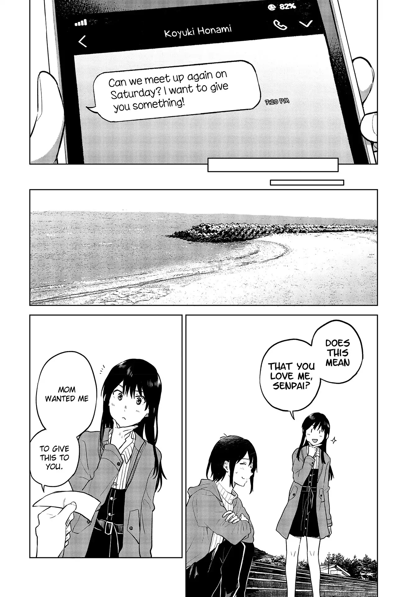 Nettaigyo wa Yuki ni Kogareru Chapter 20 page 33 - Chapter 20: Kaede Hirose Doesn't Realize It