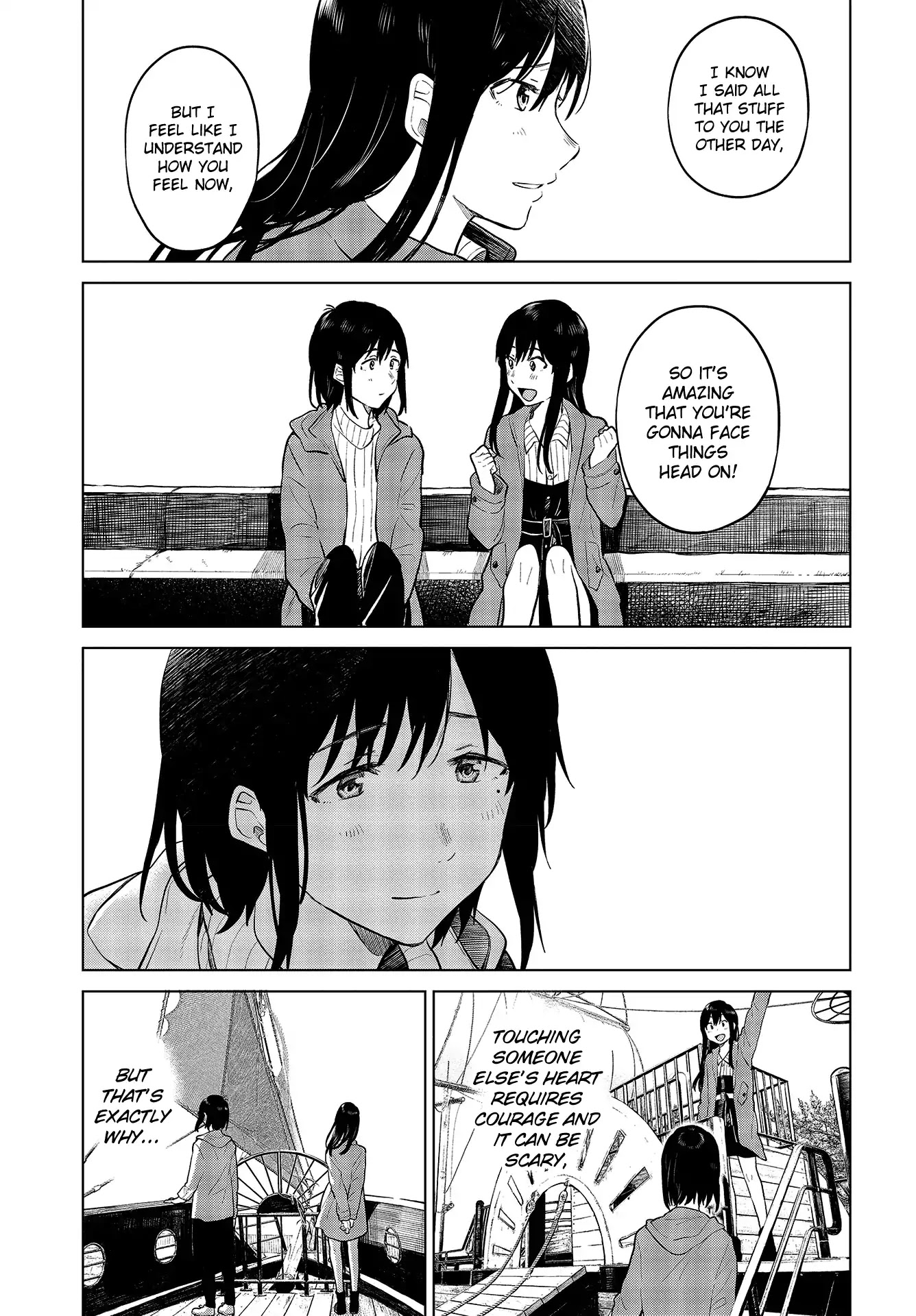 Nettaigyo wa Yuki ni Kogareru Chapter 20 page 36 - Chapter 20: Kaede Hirose Doesn't Realize It