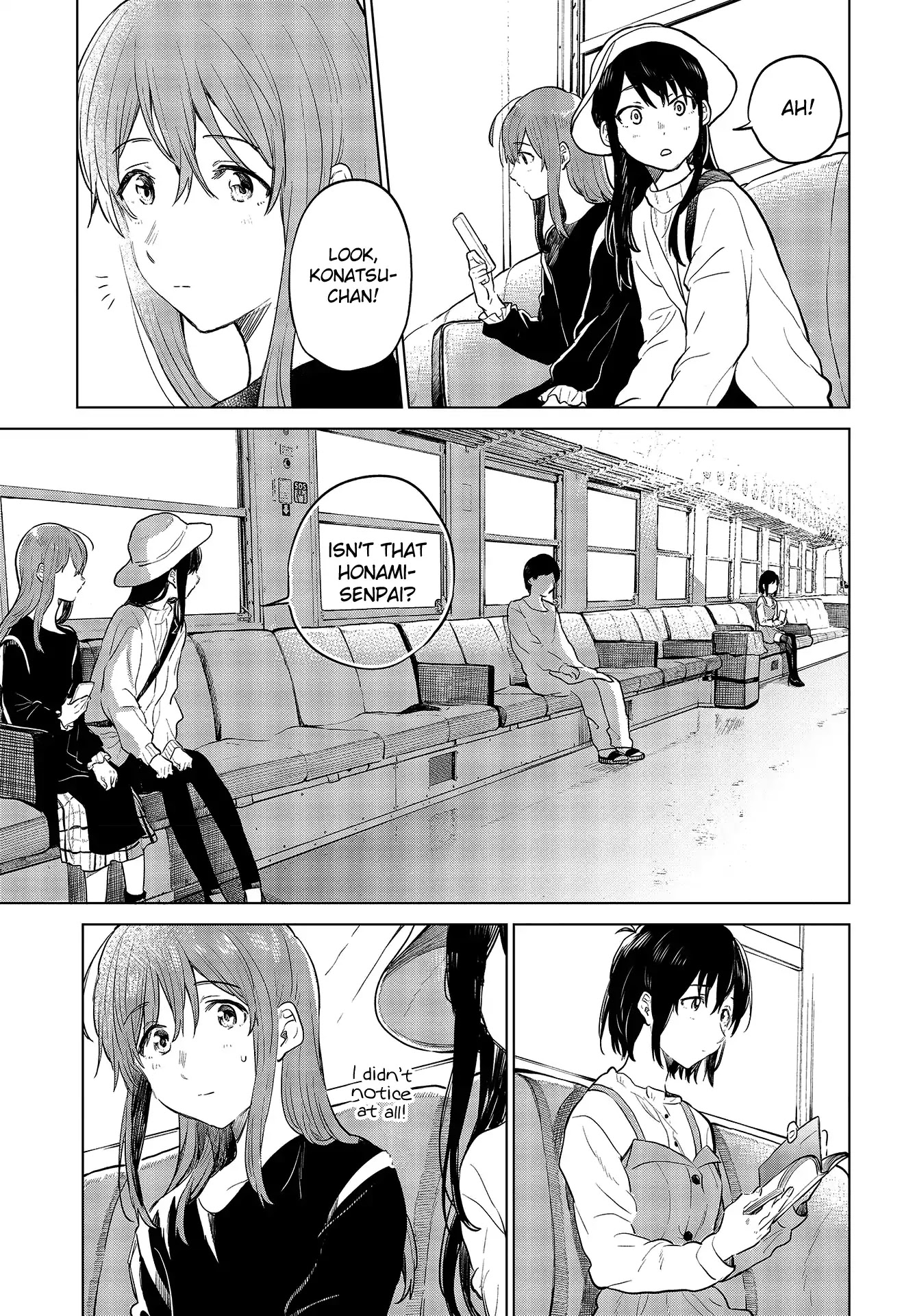 Nettaigyo wa Yuki ni Kogareru Chapter 22 page 18 - Chapter 22: Konatsu Amano Can't Breathe.