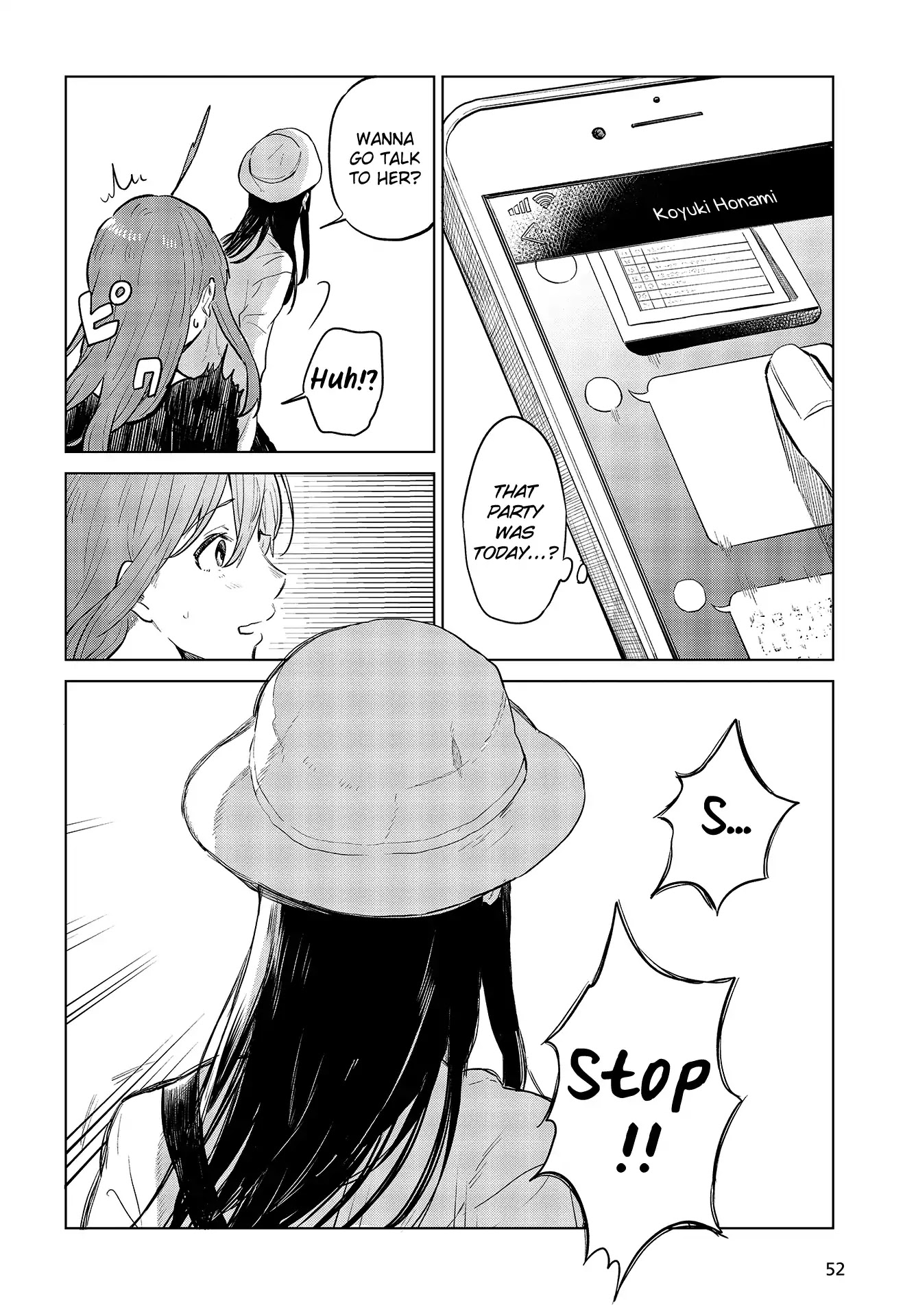 Nettaigyo wa Yuki ni Kogareru Chapter 22 page 19 - Chapter 22: Konatsu Amano Can't Breathe.