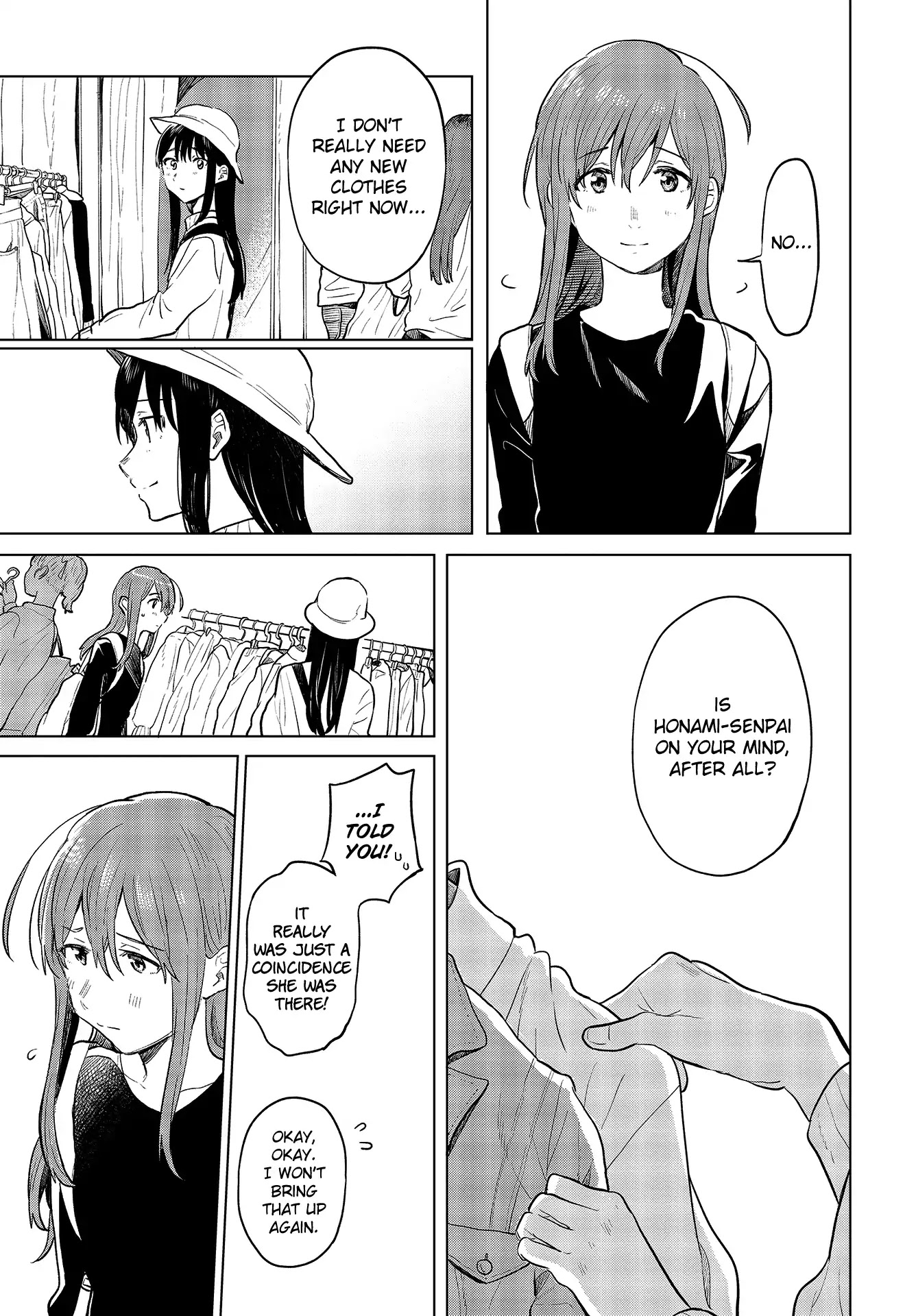 Nettaigyo wa Yuki ni Kogareru Chapter 22 page 34 - Chapter 22: Konatsu Amano Can't Breathe.