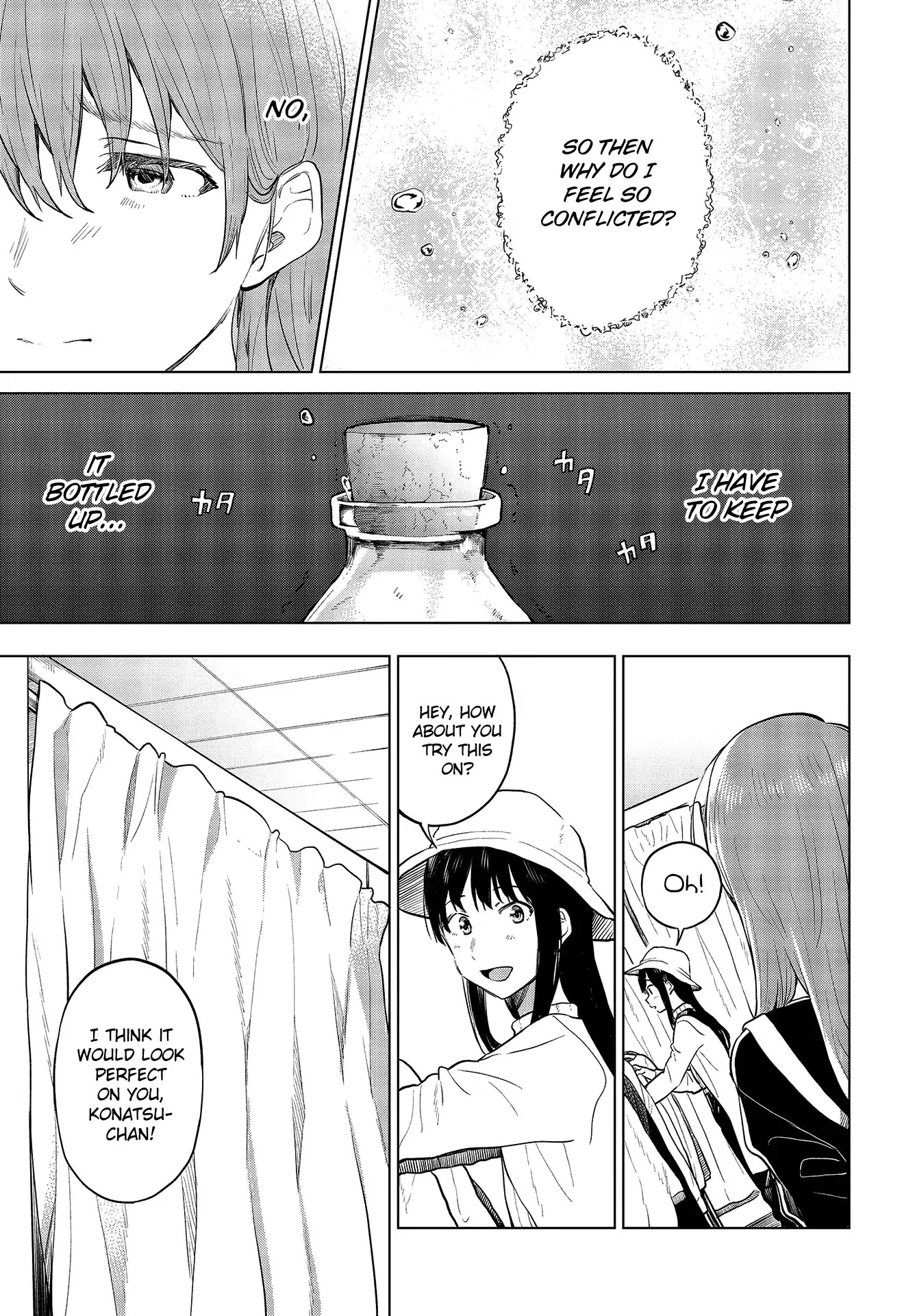 Nettaigyo wa Yuki ni Kogareru Chapter 22 page 36 - Chapter 22: Konatsu Amano Can't Breathe.