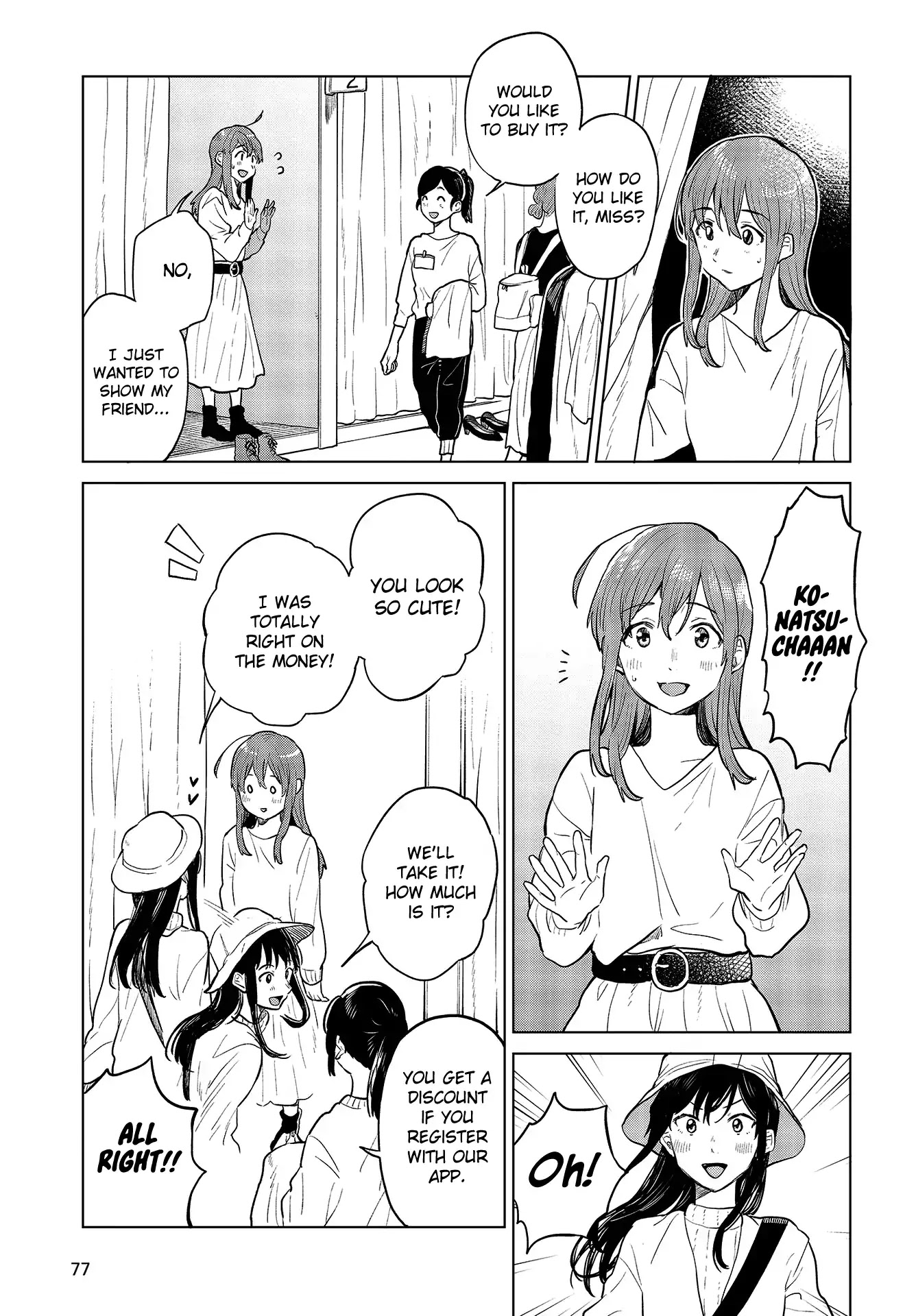 Nettaigyo wa Yuki ni Kogareru Chapter 22 page 44 - Chapter 22: Konatsu Amano Can't Breathe.