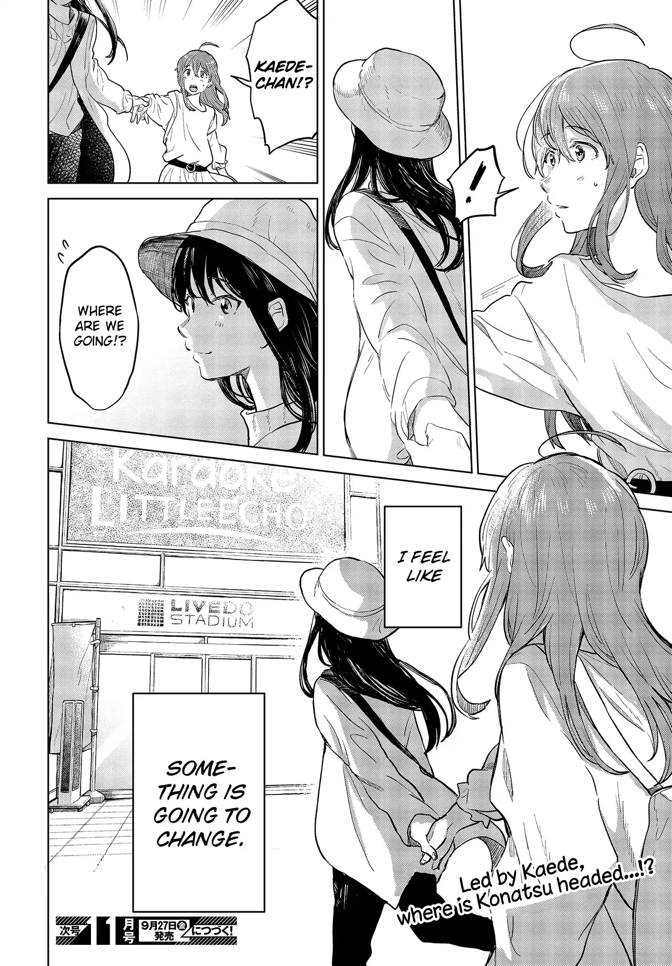 Nettaigyo wa Yuki ni Kogareru Chapter 22 page 45 - Chapter 22: Konatsu Amano Can't Breathe.