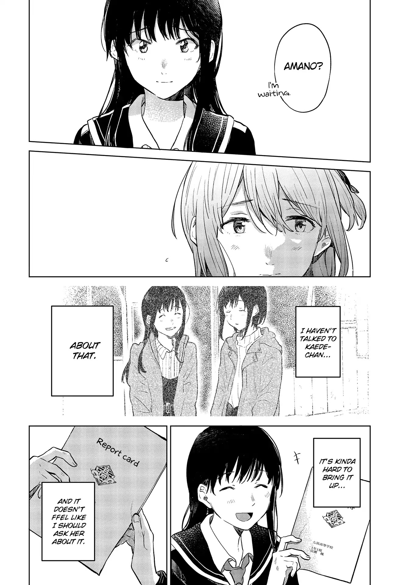 Nettaigyo wa Yuki ni Kogareru Chapter 22 page 7 - Chapter 22: Konatsu Amano Can't Breathe.