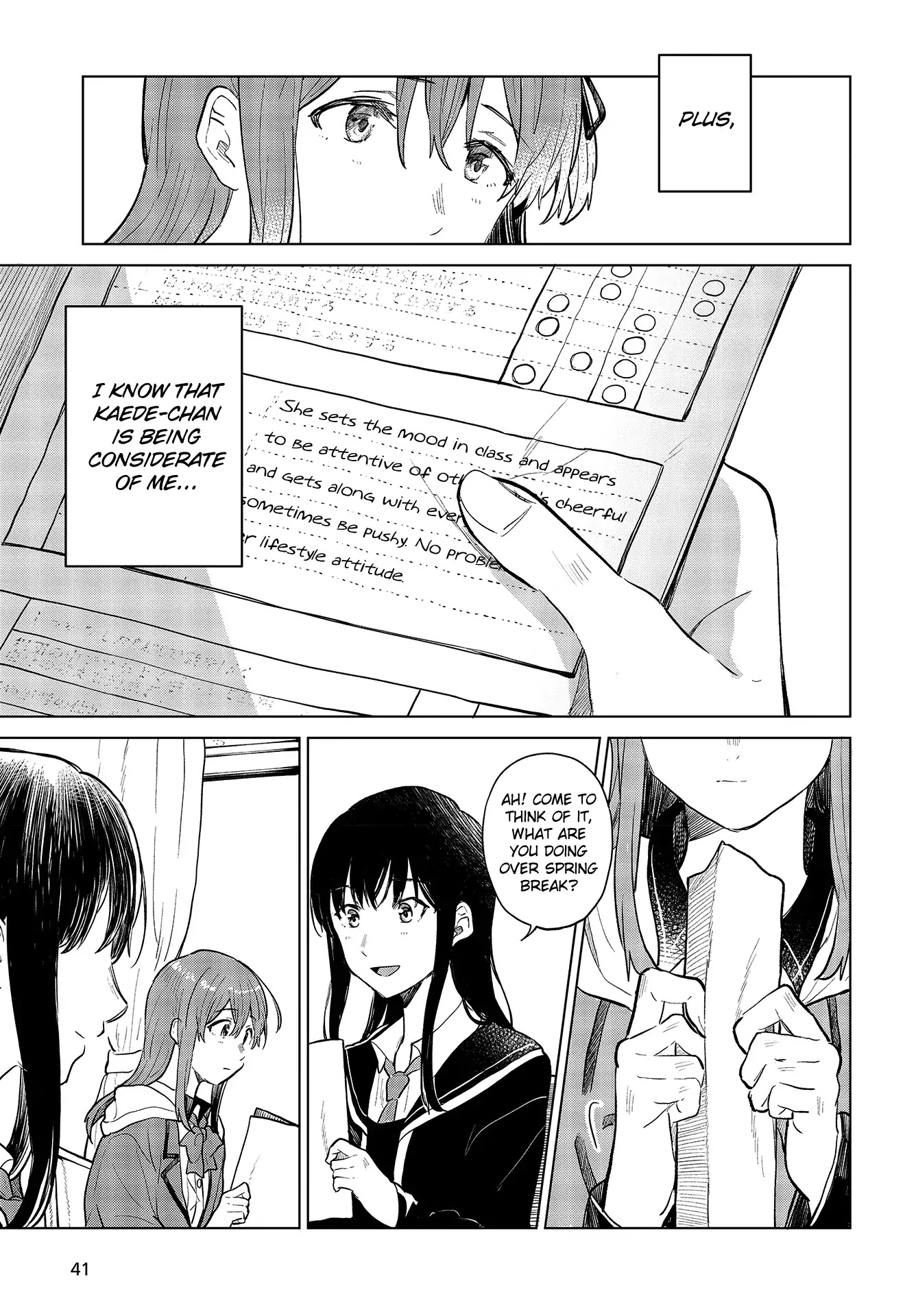 Nettaigyo wa Yuki ni Kogareru Chapter 22 page 8 - Chapter 22: Konatsu Amano Can't Breathe.