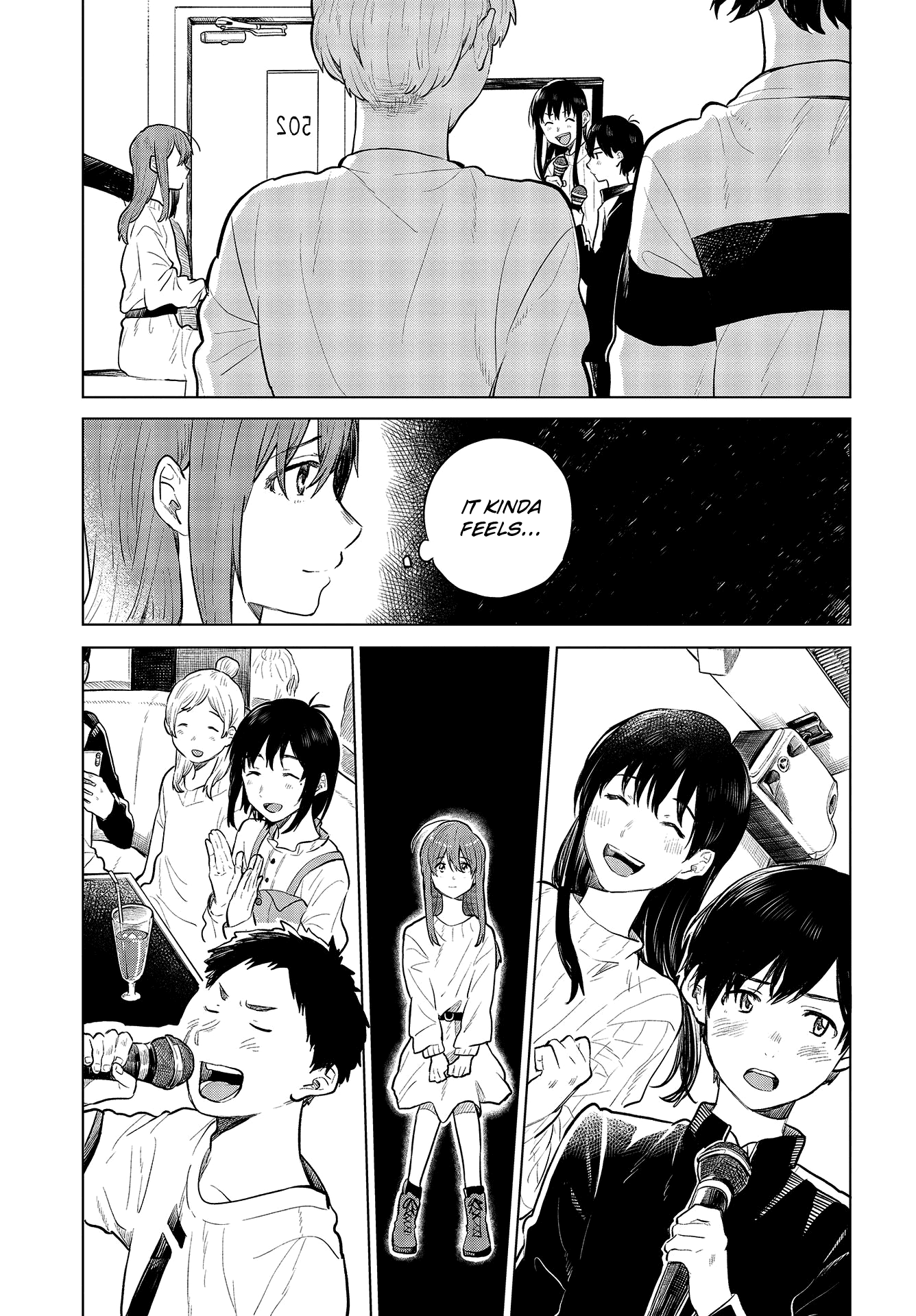 Nettaigyo wa Yuki ni Kogareru Chapter 23 page 10 - Chapter 23: Konatsu Amano Can't Come Out With It.