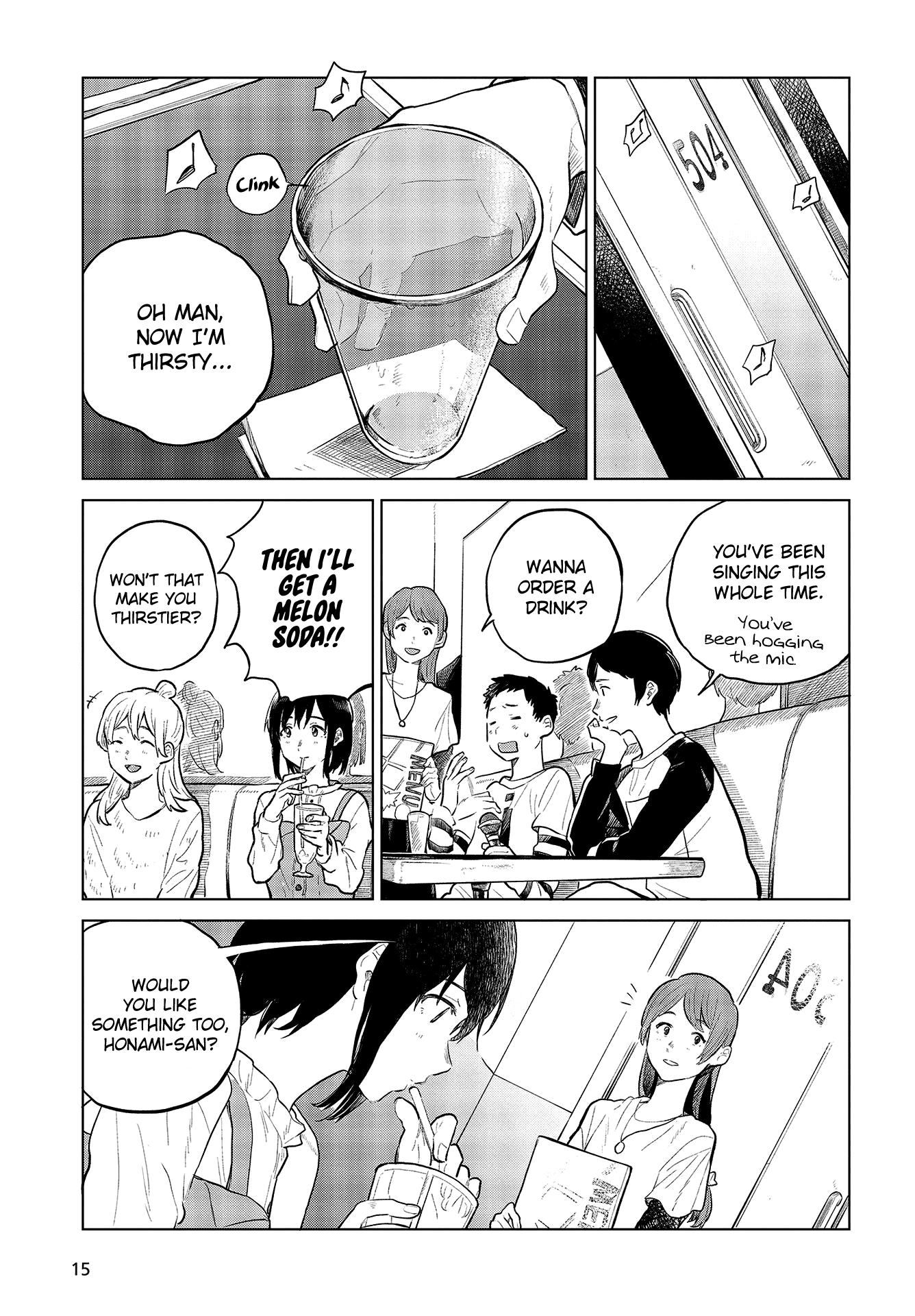 Nettaigyo wa Yuki ni Kogareru Chapter 23 page 12 - Chapter 23: Konatsu Amano Can't Come Out With It.