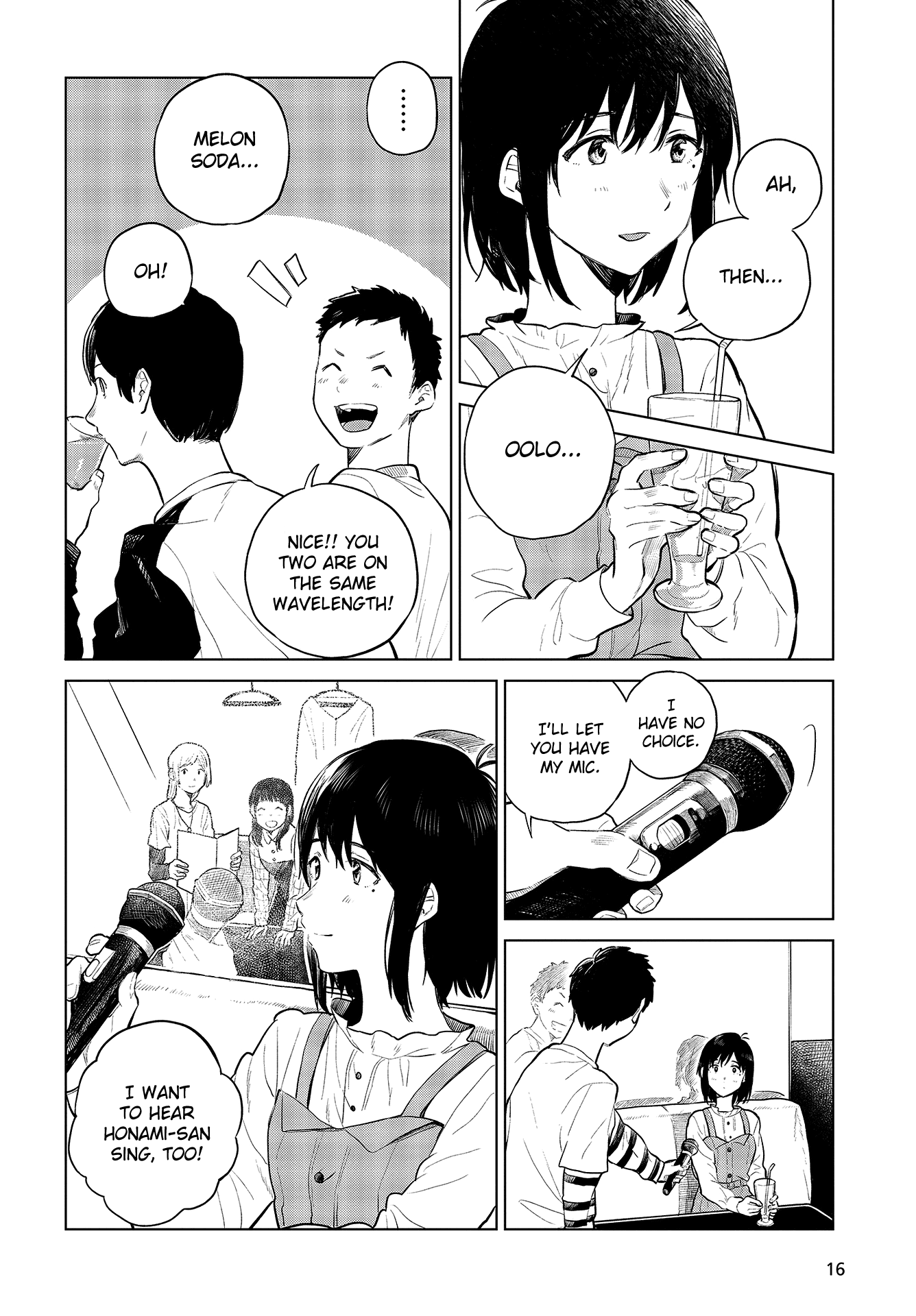 Nettaigyo wa Yuki ni Kogareru Chapter 23 page 13 - Chapter 23: Konatsu Amano Can't Come Out With It.