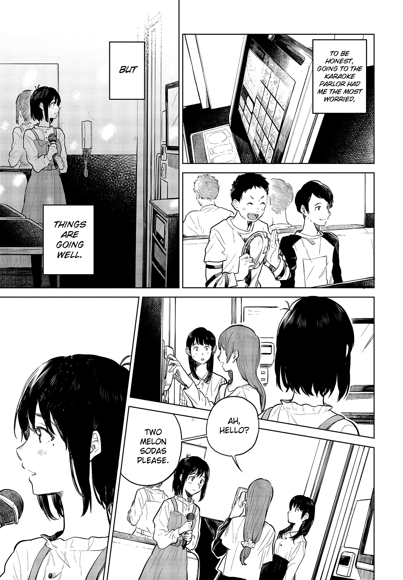 Nettaigyo wa Yuki ni Kogareru Chapter 23 page 14 - Chapter 23: Konatsu Amano Can't Come Out With It.
