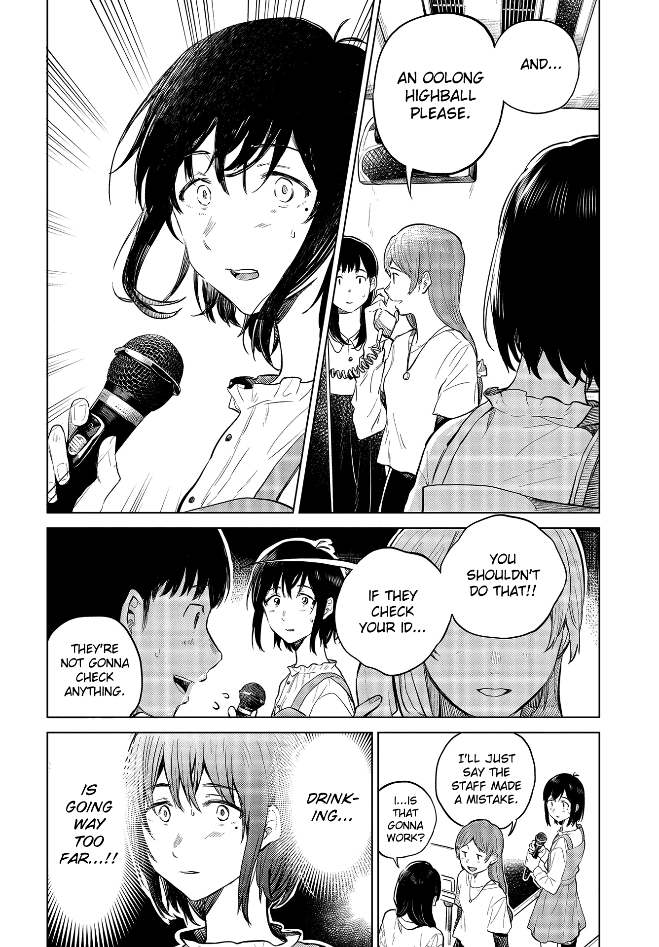 Nettaigyo wa Yuki ni Kogareru Chapter 23 page 15 - Chapter 23: Konatsu Amano Can't Come Out With It.