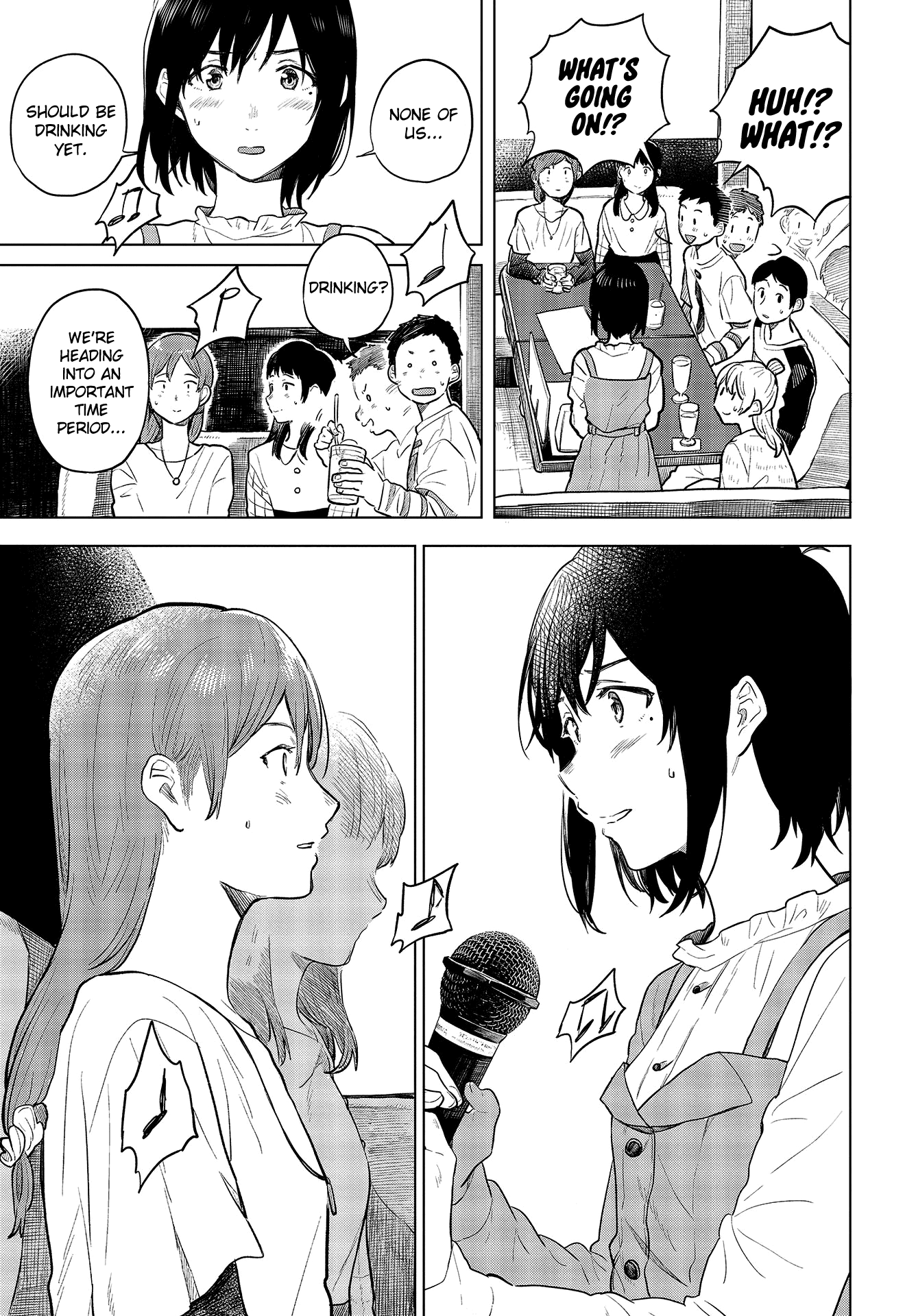 Nettaigyo wa Yuki ni Kogareru Chapter 23 page 20 - Chapter 23: Konatsu Amano Can't Come Out With It.