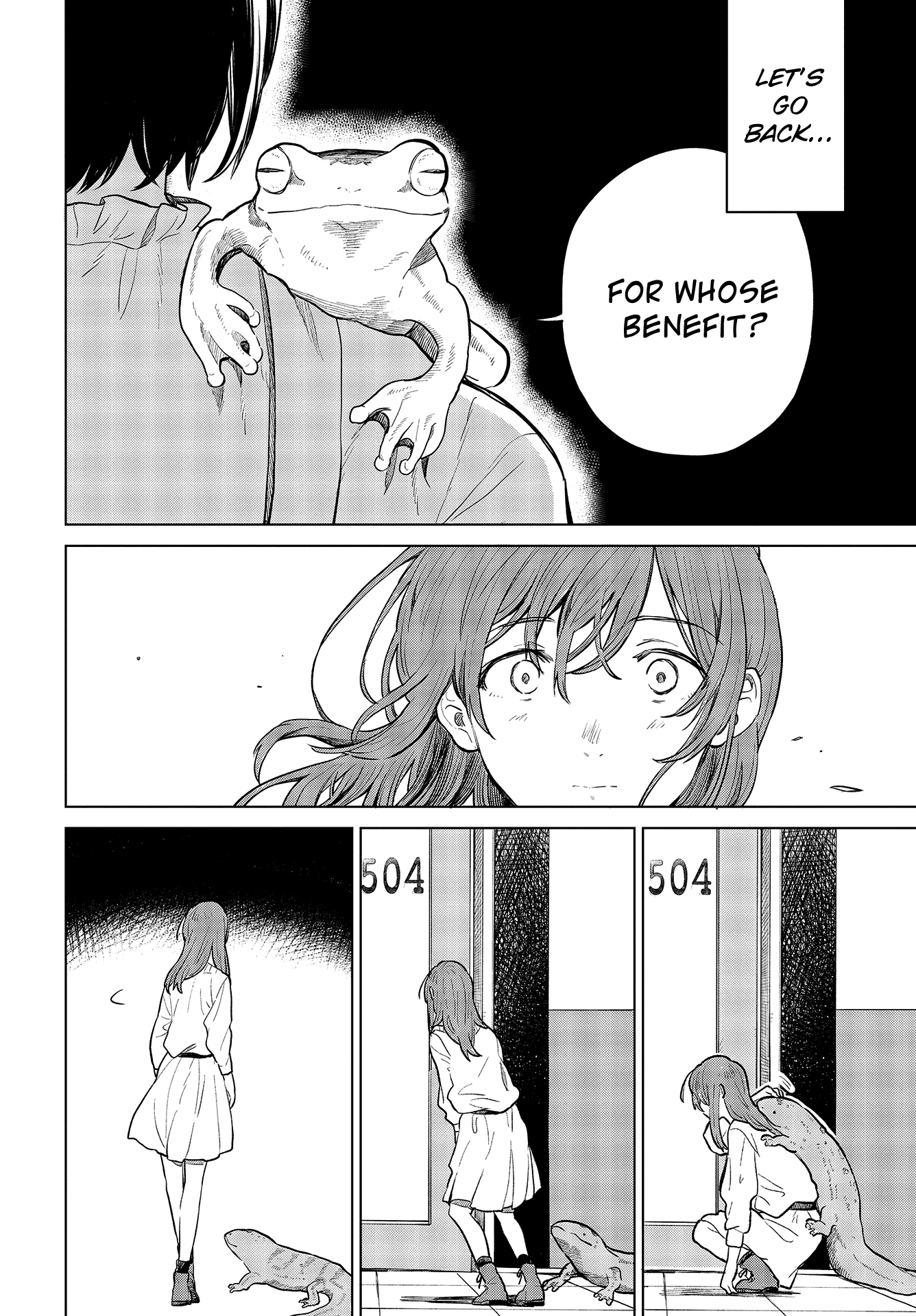 Nettaigyo wa Yuki ni Kogareru Chapter 23 page 32 - Chapter 23: Konatsu Amano Can't Come Out With It.