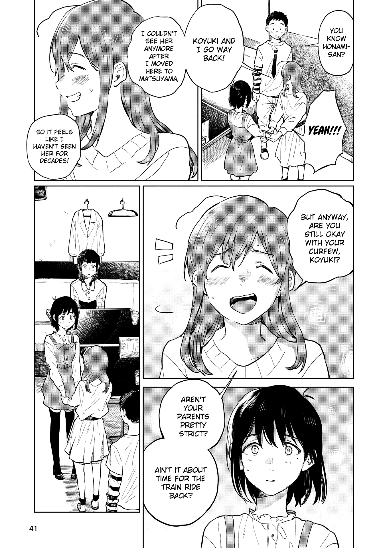 Nettaigyo wa Yuki ni Kogareru Chapter 23 page 37 - Chapter 23: Konatsu Amano Can't Come Out With It.