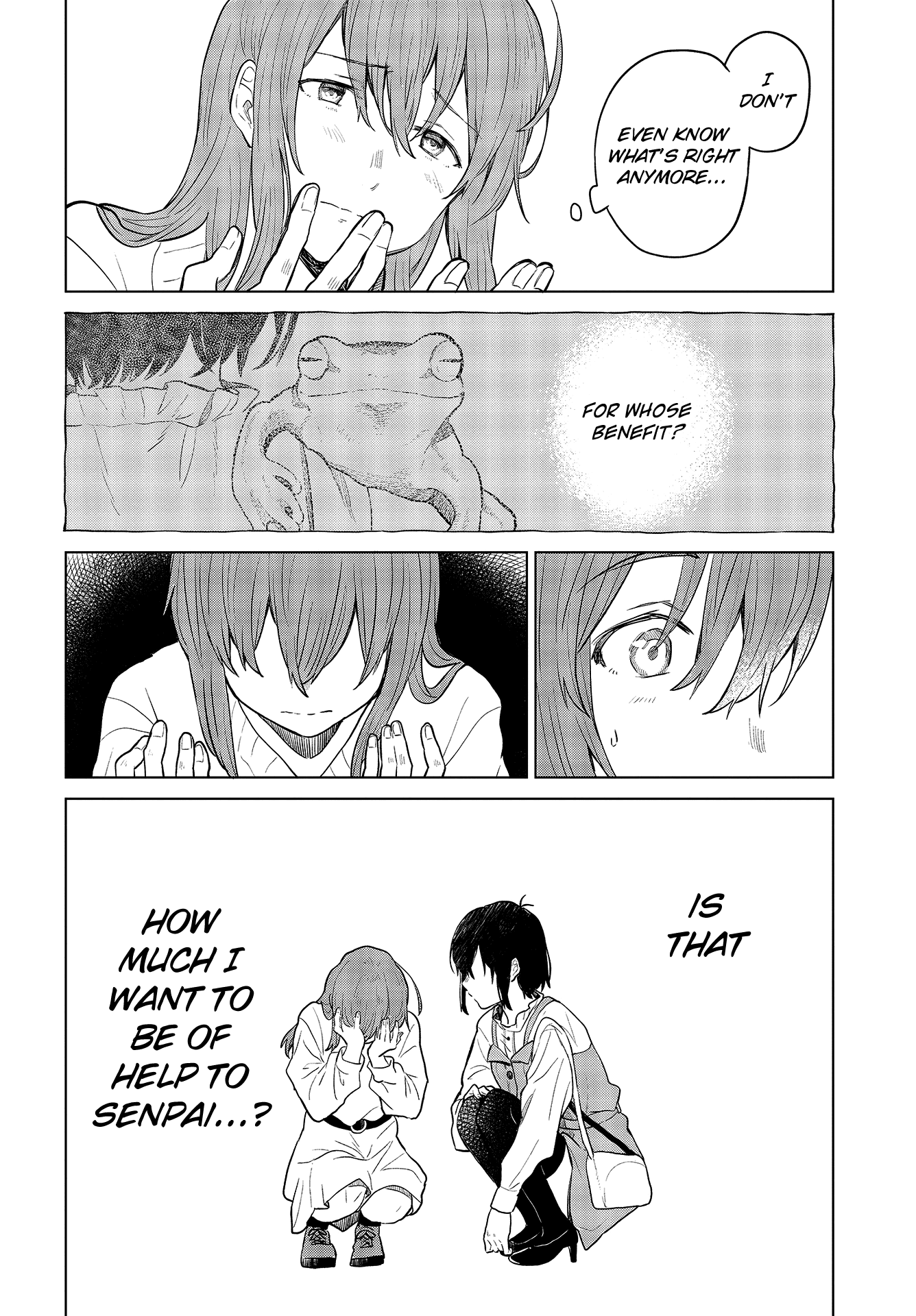 Nettaigyo wa Yuki ni Kogareru Chapter 23 page 40 - Chapter 23: Konatsu Amano Can't Come Out With It.