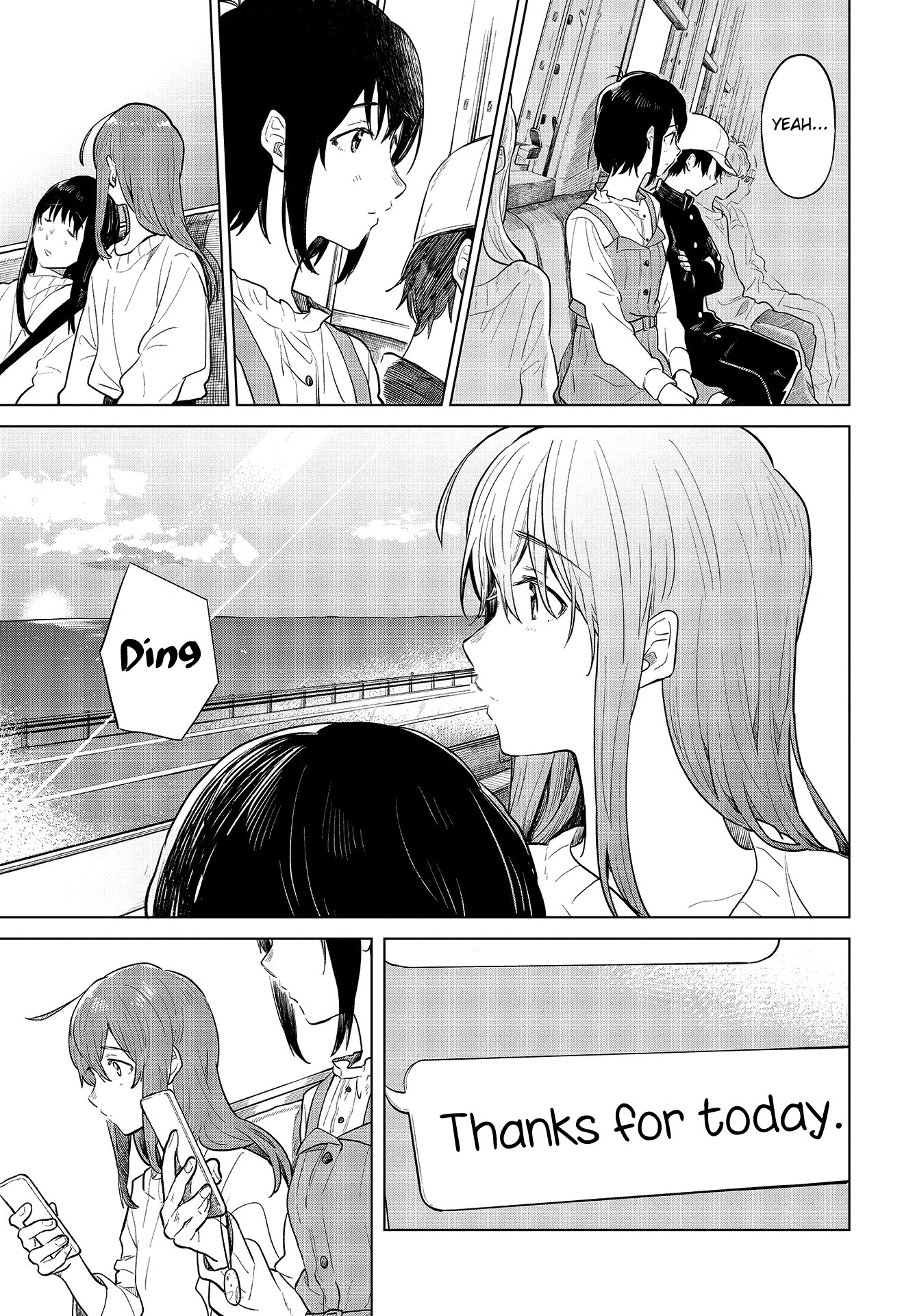 Nettaigyo wa Yuki ni Kogareru Chapter 23 page 45 - Chapter 23: Konatsu Amano Can't Come Out With It.