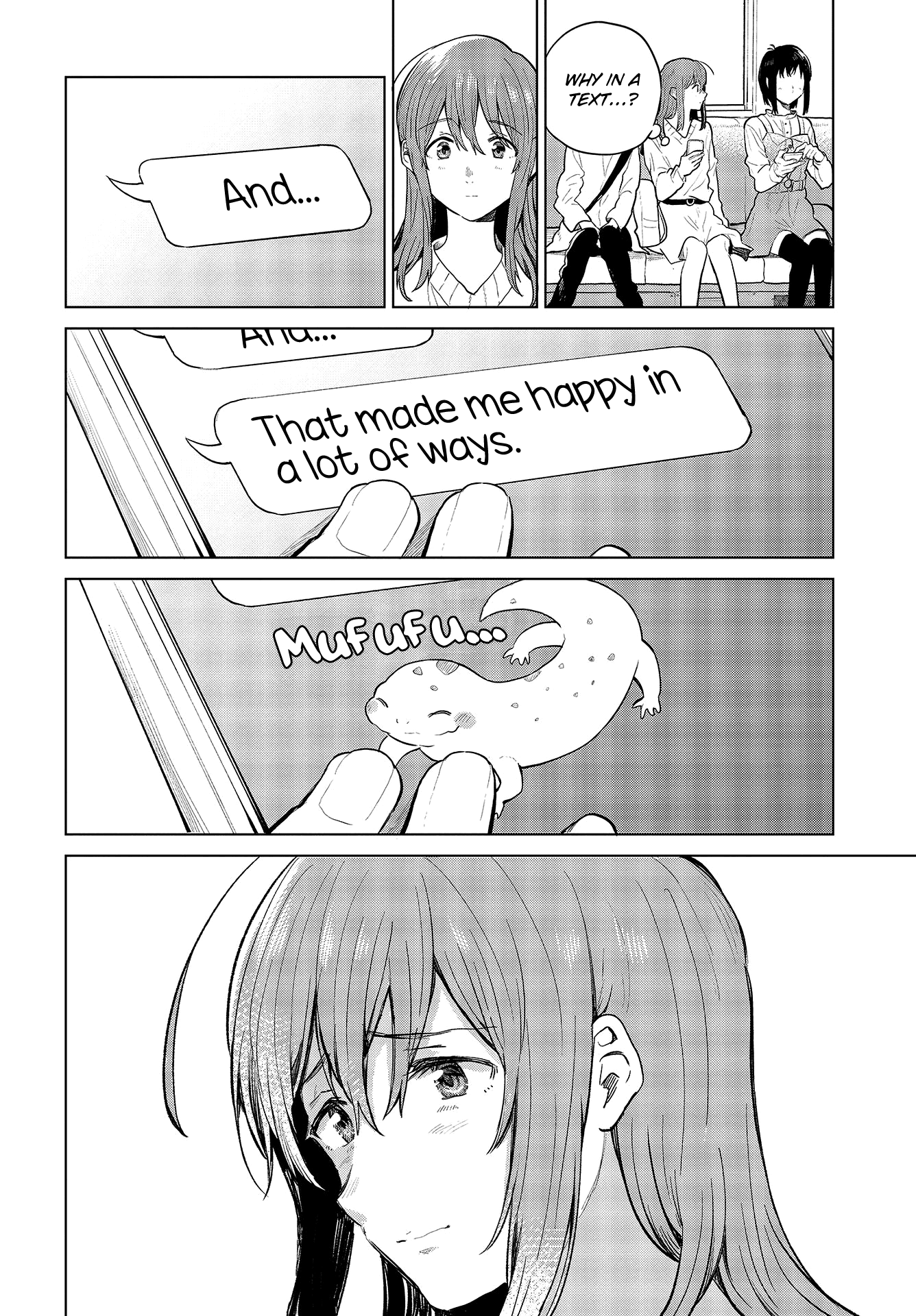 Nettaigyo wa Yuki ni Kogareru Chapter 23 page 46 - Chapter 23: Konatsu Amano Can't Come Out With It.