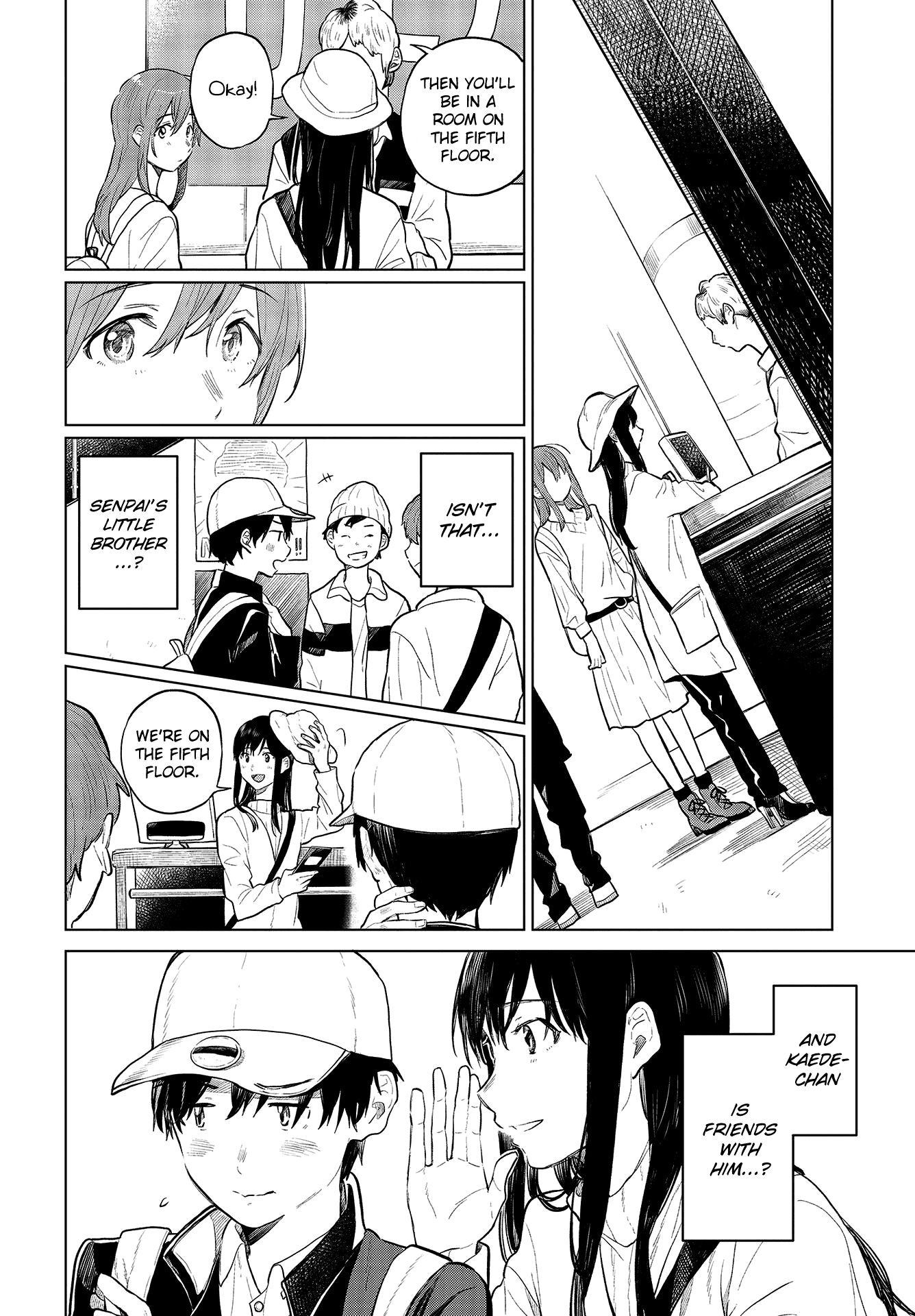Nettaigyo wa Yuki ni Kogareru Chapter 23 page 5 - Chapter 23: Konatsu Amano Can't Come Out With It.