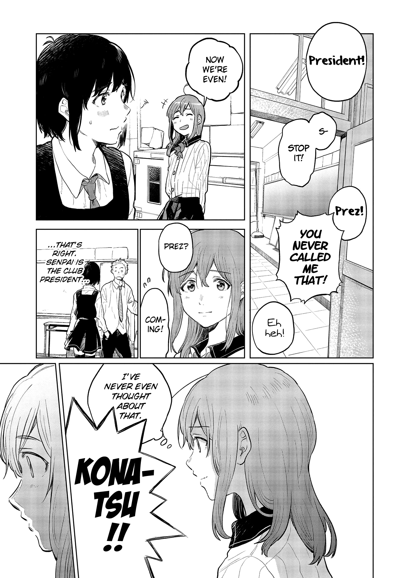 Nettaigyo wa Yuki ni Kogareru Chapter 27 page 11 - Chapter 27: Konatsu Amano Won't Stand Still (part 1)