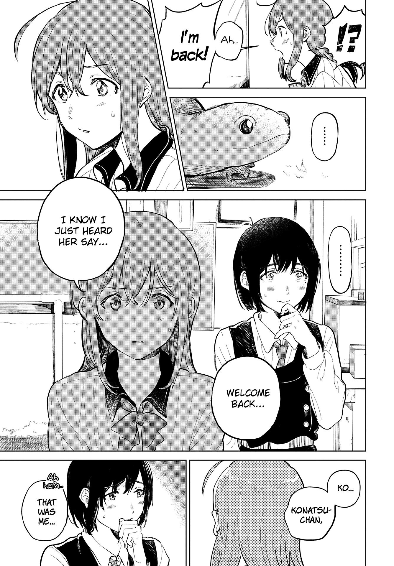 Nettaigyo wa Yuki ni Kogareru Chapter 27 page 3 - Chapter 27: Konatsu Amano Won't Stand Still (part 1)