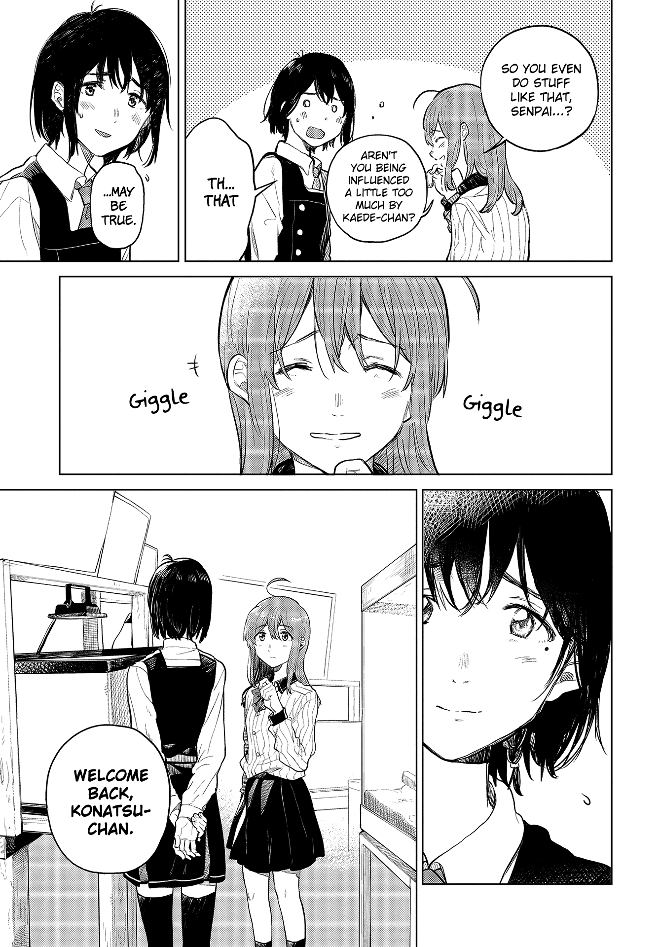 Nettaigyo wa Yuki ni Kogareru Chapter 27 page 5 - Chapter 27: Konatsu Amano Won't Stand Still (part 1)