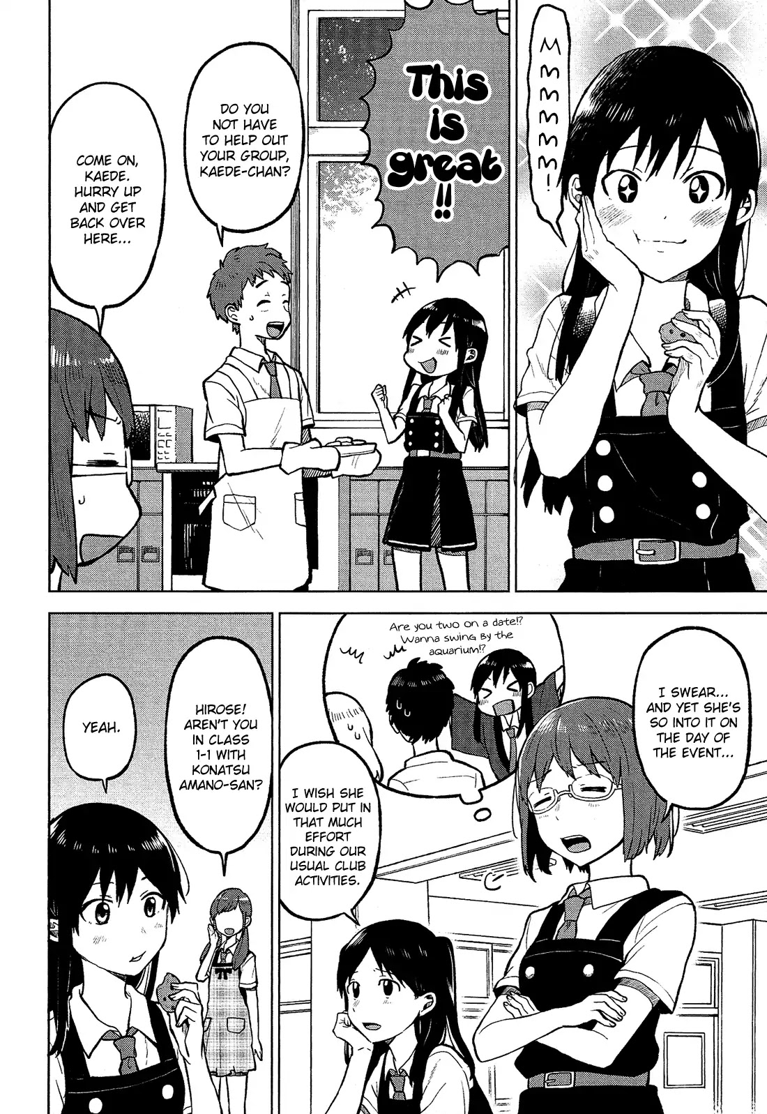 Nettaigyo wa Yuki ni Kogareru Chapter 3 page 15 - Chapter 3: Konatsu Amano Can't Hide It