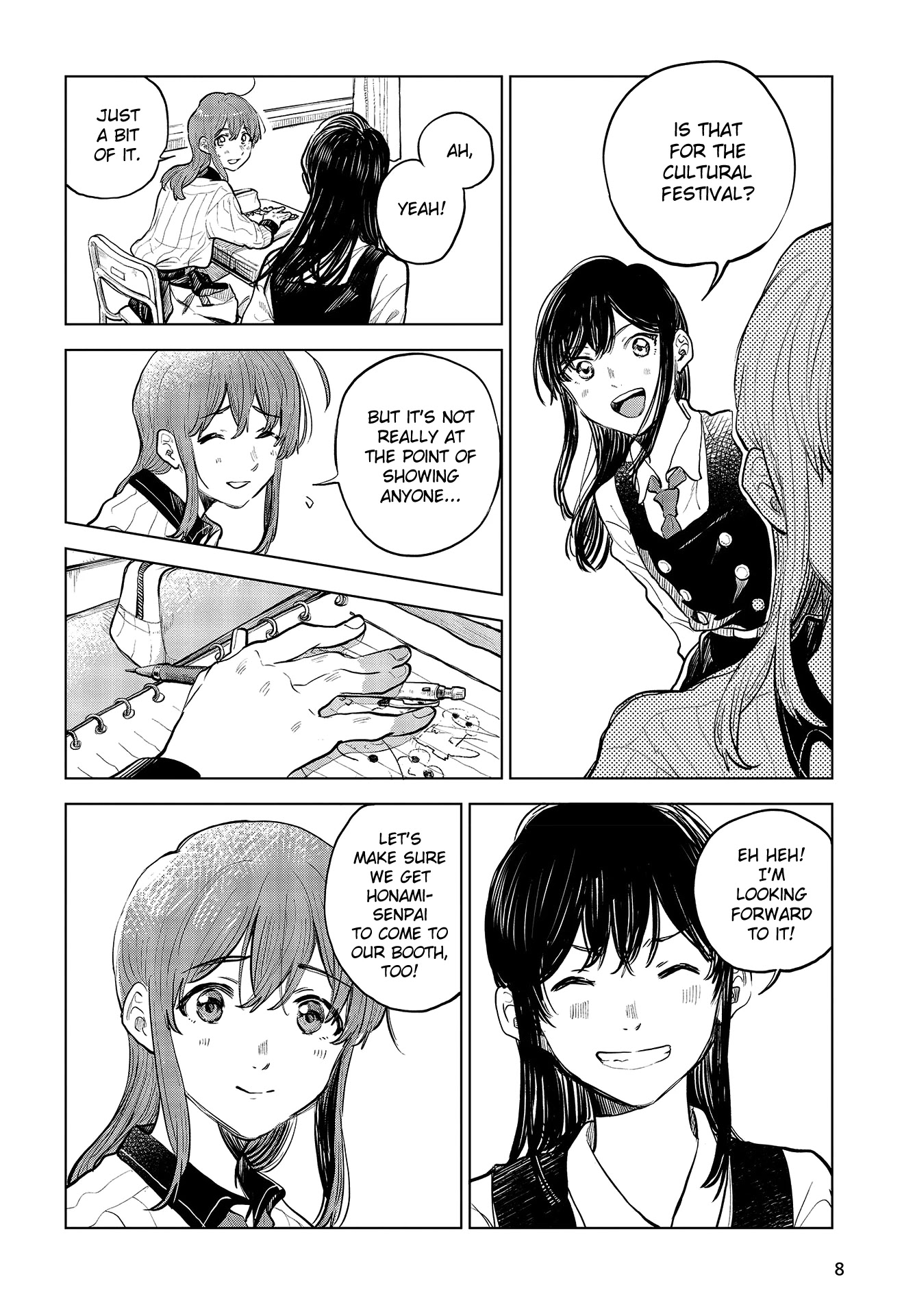 Nettaigyo wa Yuki ni Kogareru Chapter 31 page 5 - Chapter 31: Konatsu Amano Won't Waver