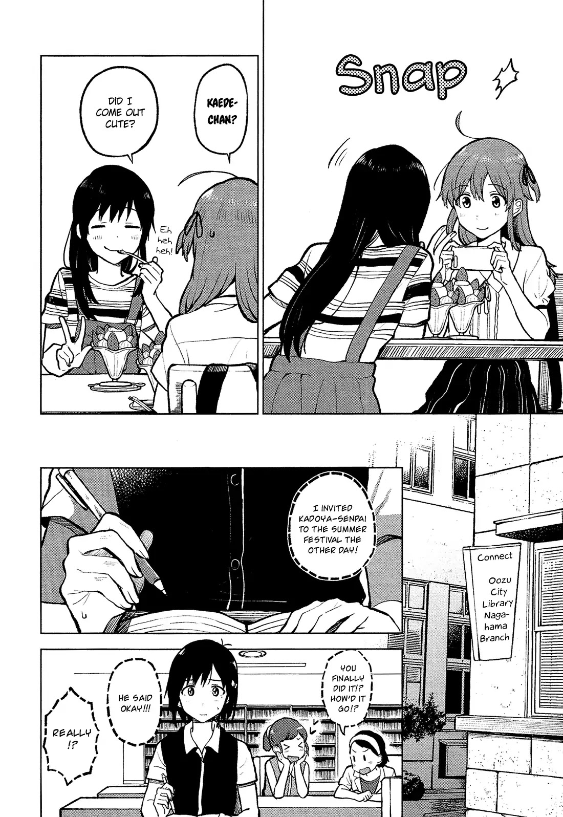 Nettaigyo wa Yuki ni Kogareru Chapter 7 page 11 - Chapter 7: Koyuki Honami Can't Respond