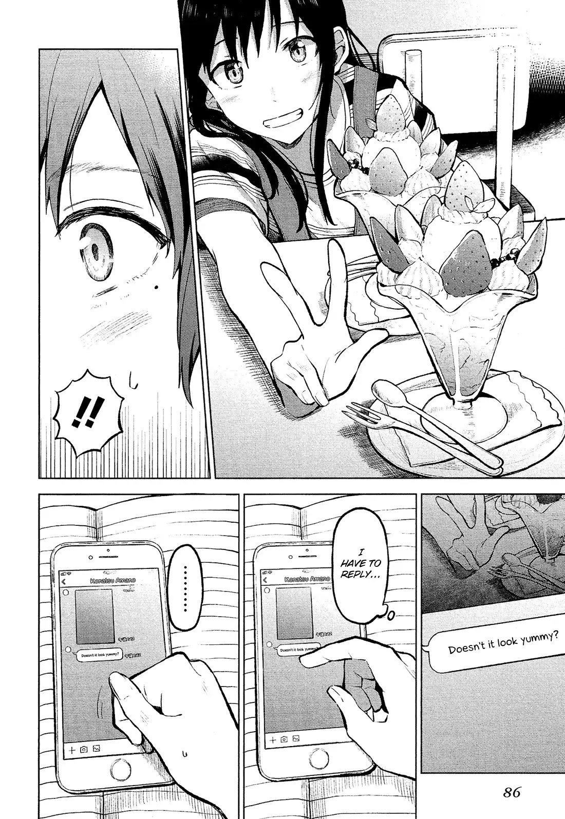 Nettaigyo wa Yuki ni Kogareru Chapter 7 page 13 - Chapter 7: Koyuki Honami Can't Respond