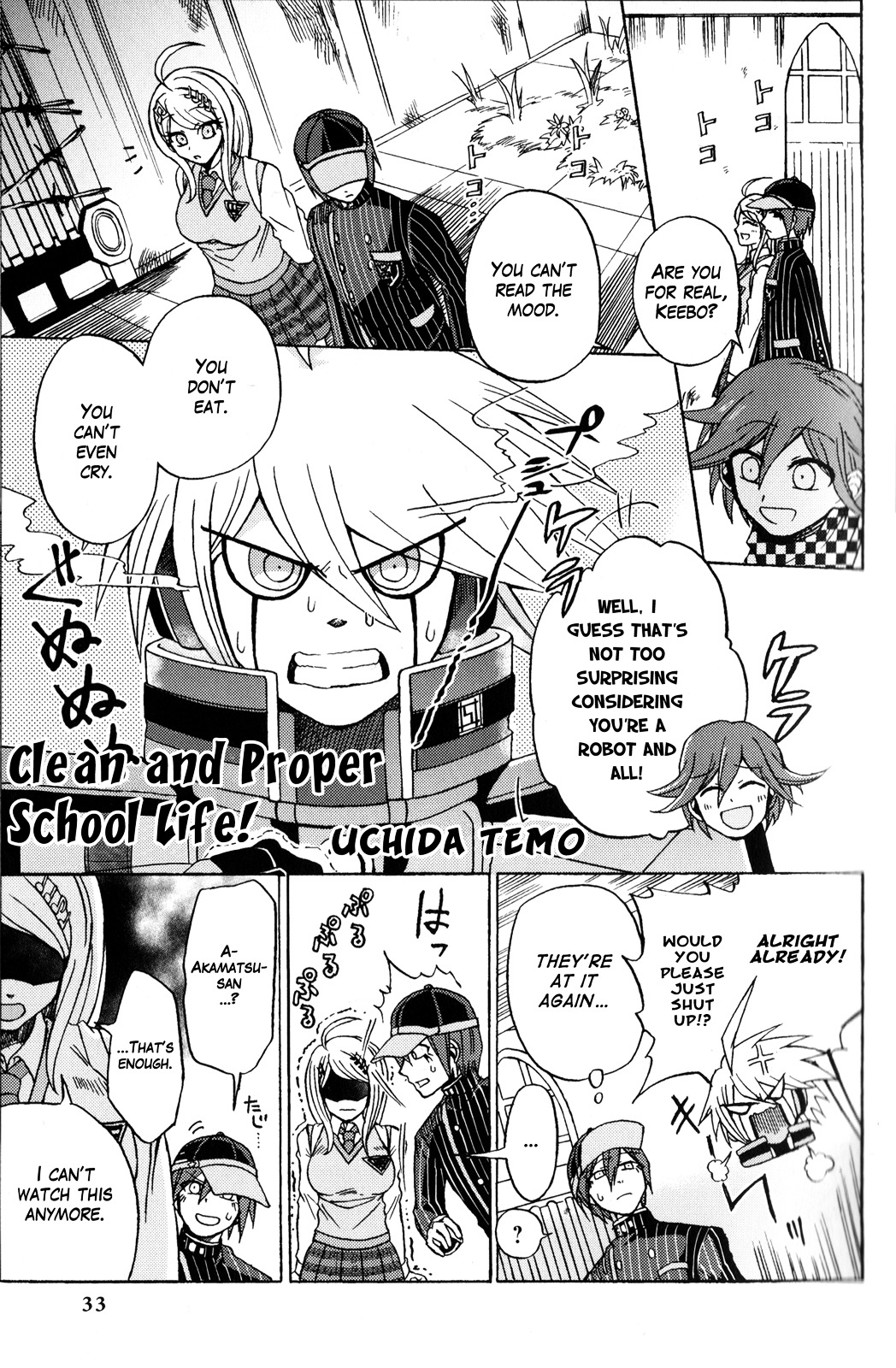 New Danganronpa V3 Comic Anthology Chapter 1.1 page 33 - Vol.1 Chapter 1 : First Half