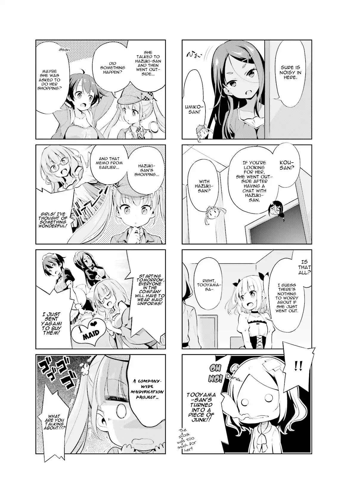 NEW GAME! Anthology Comic Chapter 2 page 3 - Chapter 2: Great Detective Aoba's Case Files