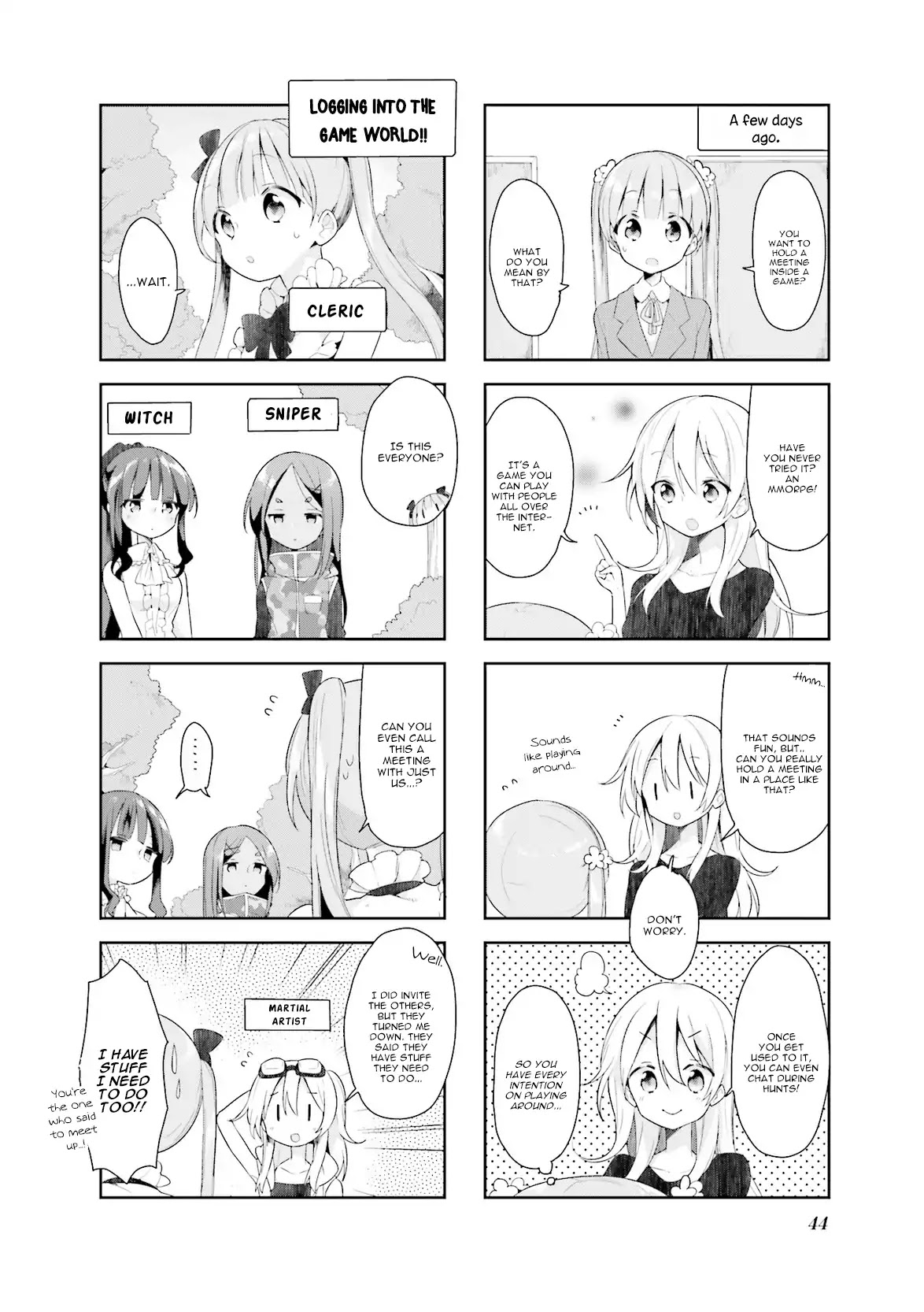 NEW GAME! Anthology Comic Chapter 5 page 2 - Chapter 5: MMO Nice to Meet You!
