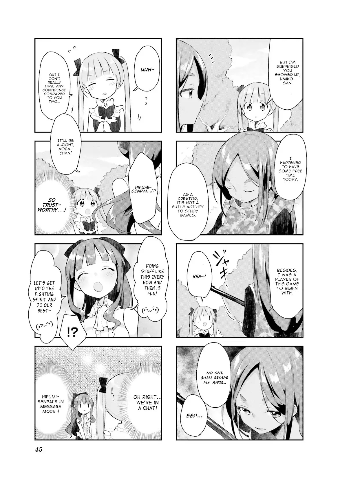 NEW GAME! Anthology Comic Chapter 5 page 3 - Chapter 5: MMO Nice to Meet You!