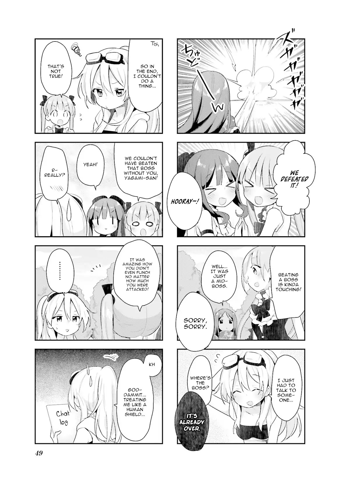 NEW GAME! Anthology Comic Chapter 5 page 7 - Chapter 5: MMO Nice to Meet You!