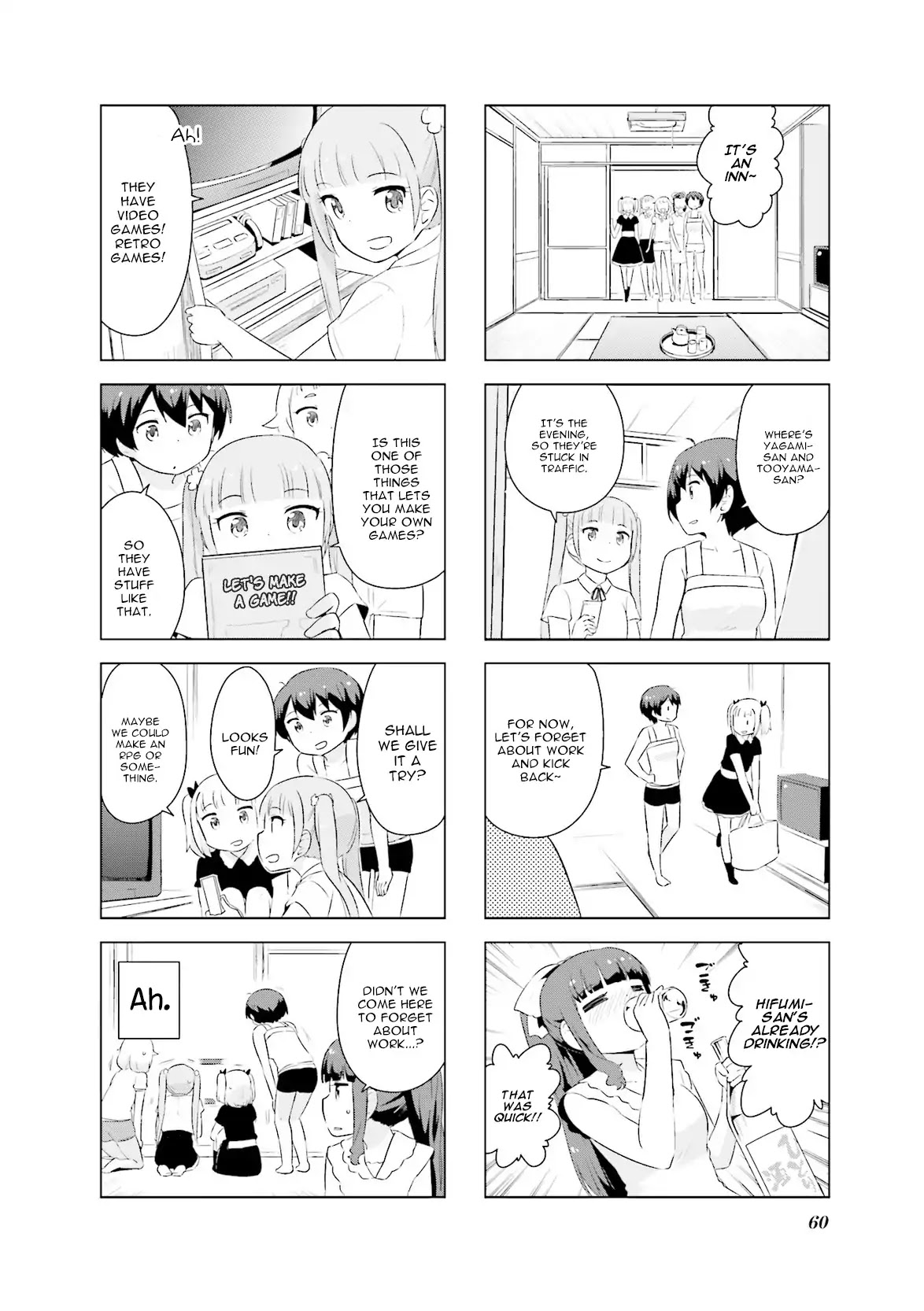 NEW GAME! Anthology Comic Chapter 7 page 4 - Chapter 7: How to Spend a Day Off