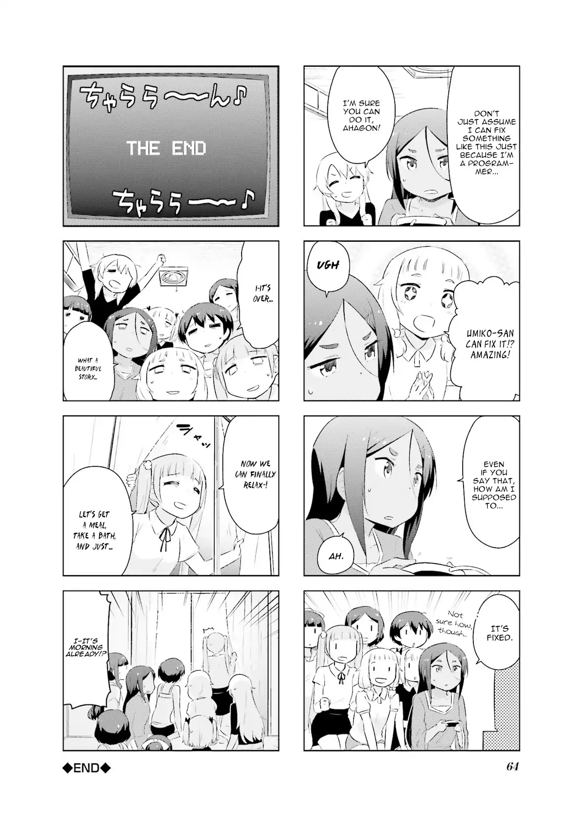 NEW GAME! Anthology Comic Chapter 7 page 8 - Chapter 7: How to Spend a Day Off