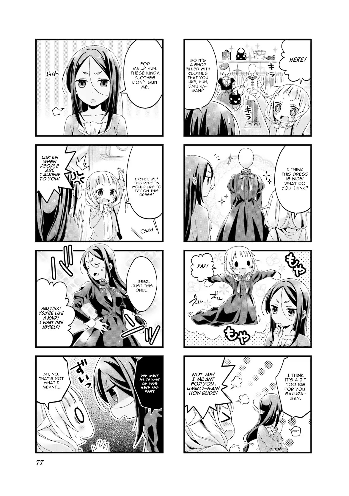 NEW GAME! Anthology Comic Chapter 9 page 3 - Chapter 9: Let's Go Shopping