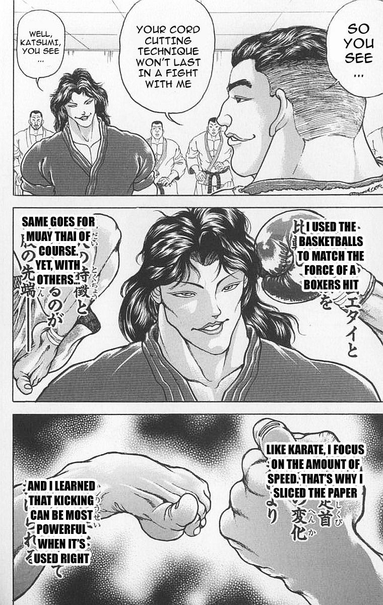 New Grappler Baki Chapter 106 page 14 - Chapter 106: The Slashing Attack!!