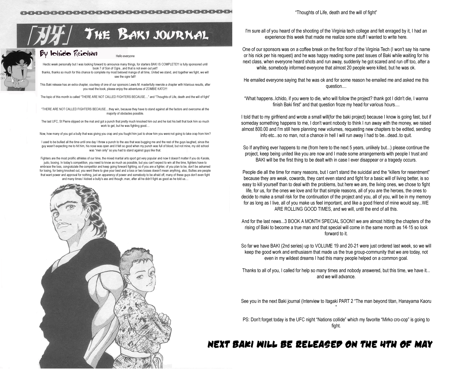 New Grappler Baki Chapter 106 page 23 - Chapter 106: The Slashing Attack!!