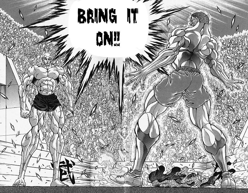 New Grappler Baki Chapter 147 page 3 - Chapter 147: Confrontation of Raging Bulls!!