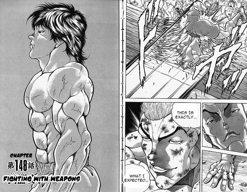 New Grappler Baki Chapter 148 page 1 - Chapter 148: Fighting with Weapons