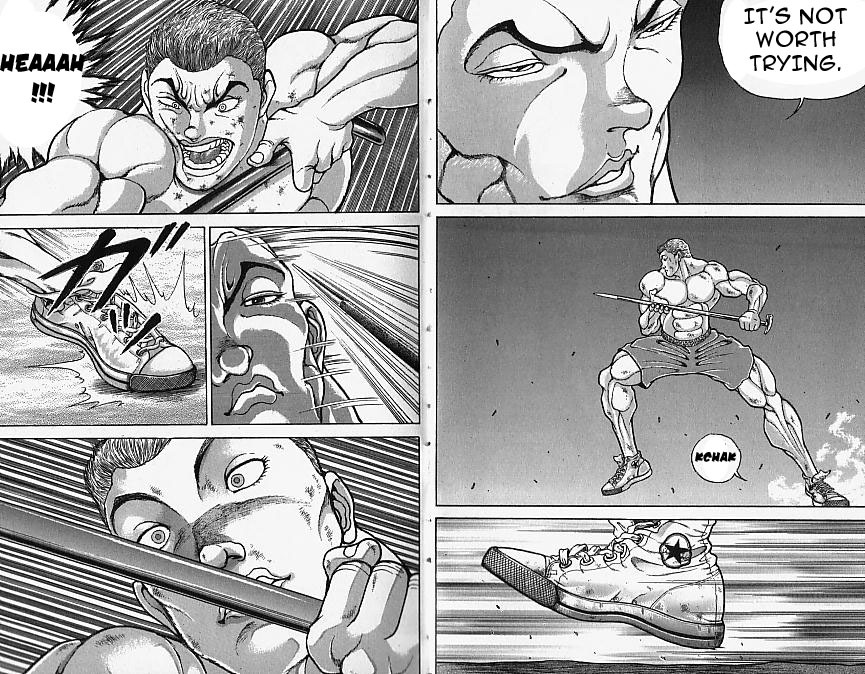 New Grappler Baki Chapter 148 page 6 - Chapter 148: Fighting with Weapons