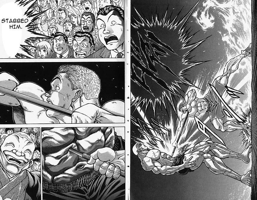 New Grappler Baki Chapter 148 page 8 - Chapter 148: Fighting with Weapons